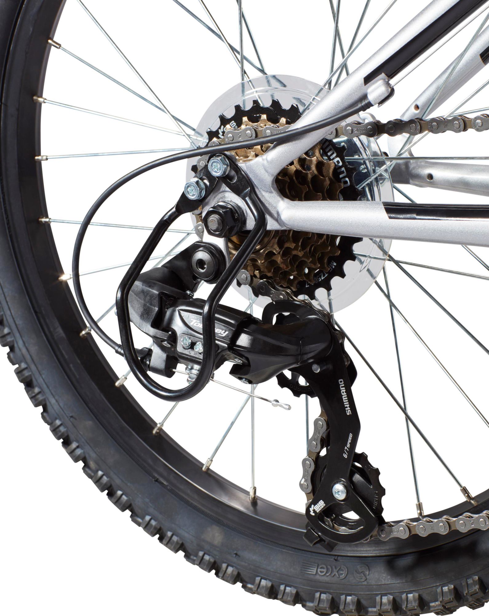 Mountain Bike Back Wheel Assembly