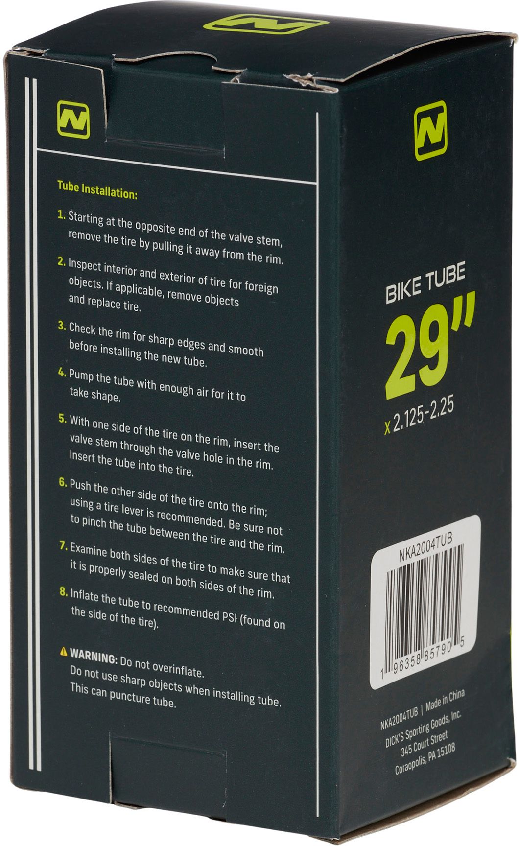 Nishiki Schrader Valve 29'' 2.125-2.25 Bike Tube product image