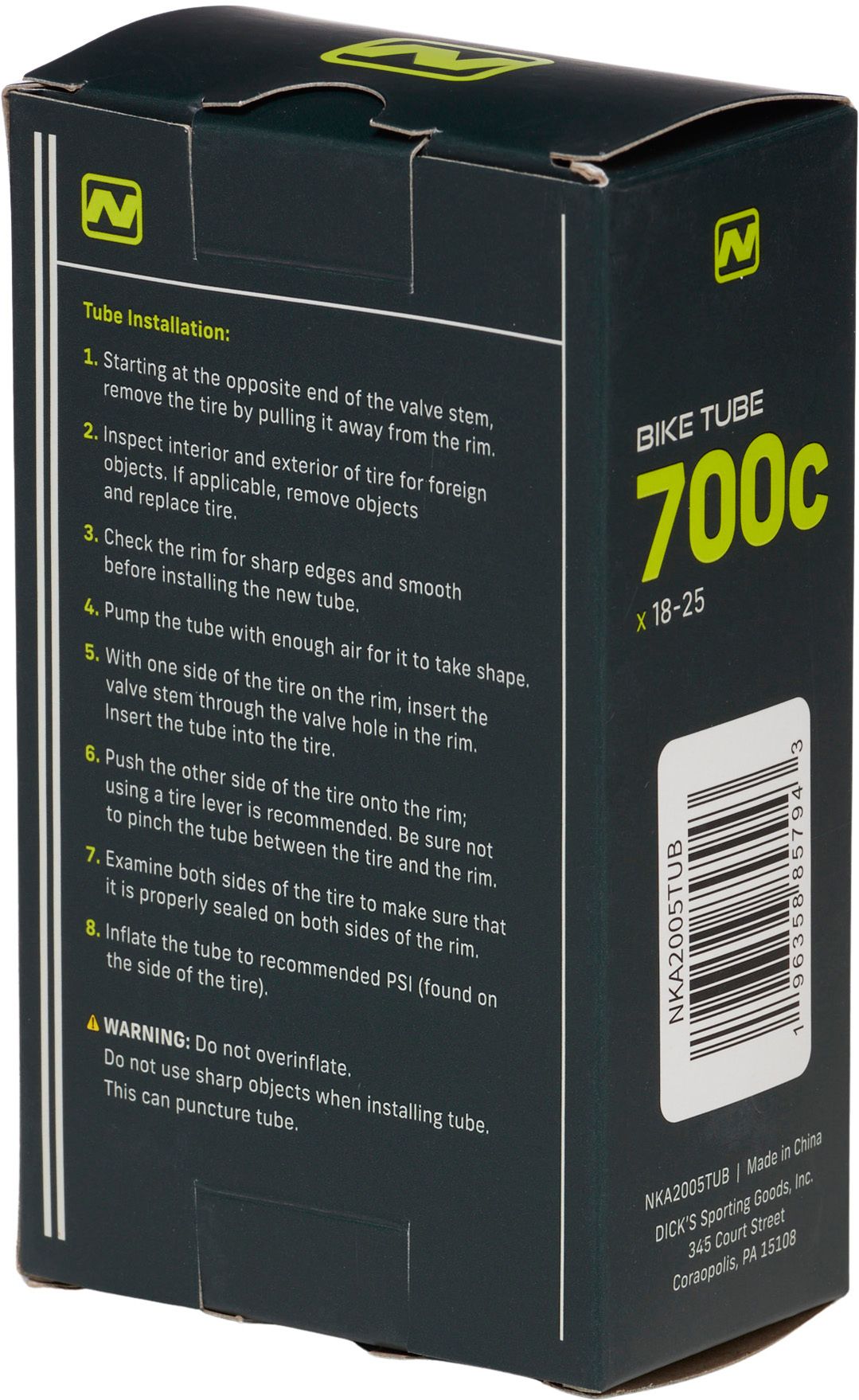 Nishiki Presta Valve 700c 18-25 Bike Tube product image