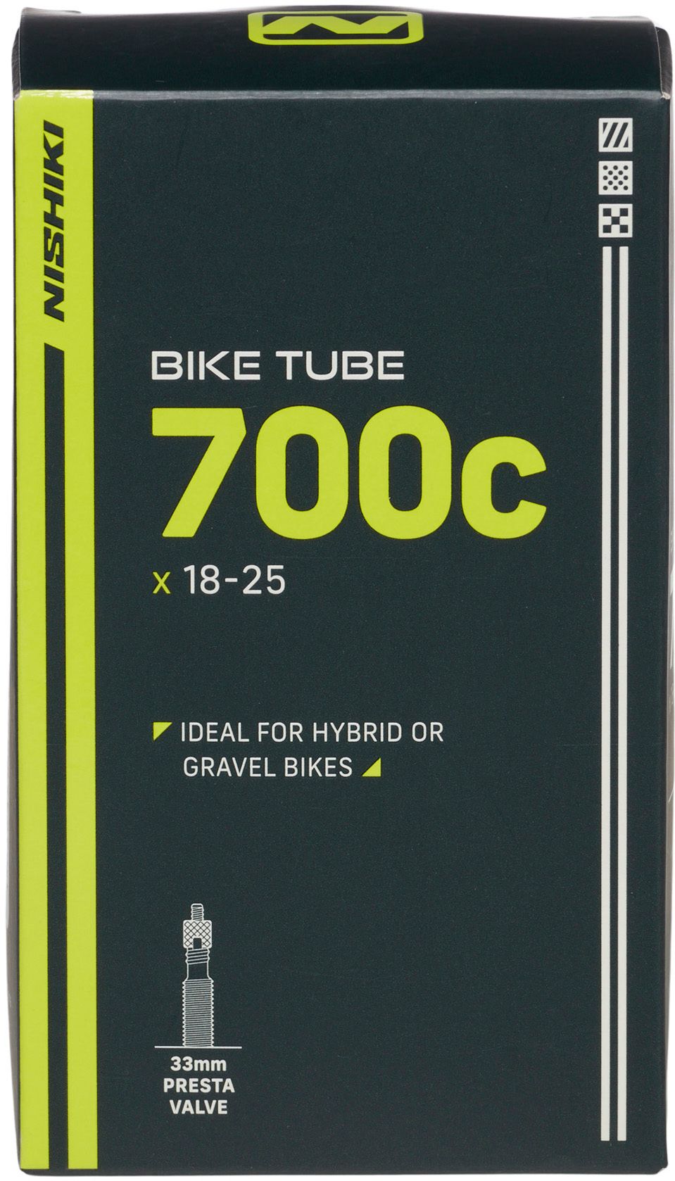 Nishiki Presta Valve 700c 18-25 Bike Tube product image