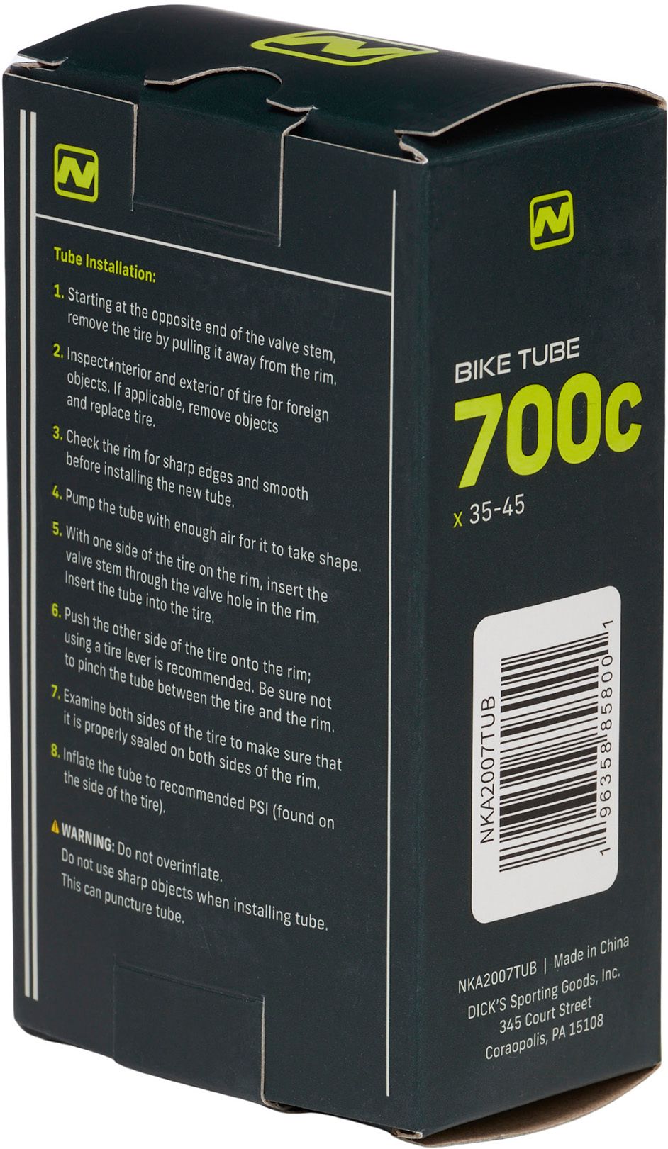 Nishiki Presta Valve 700c 35-45 Bike Tube product image