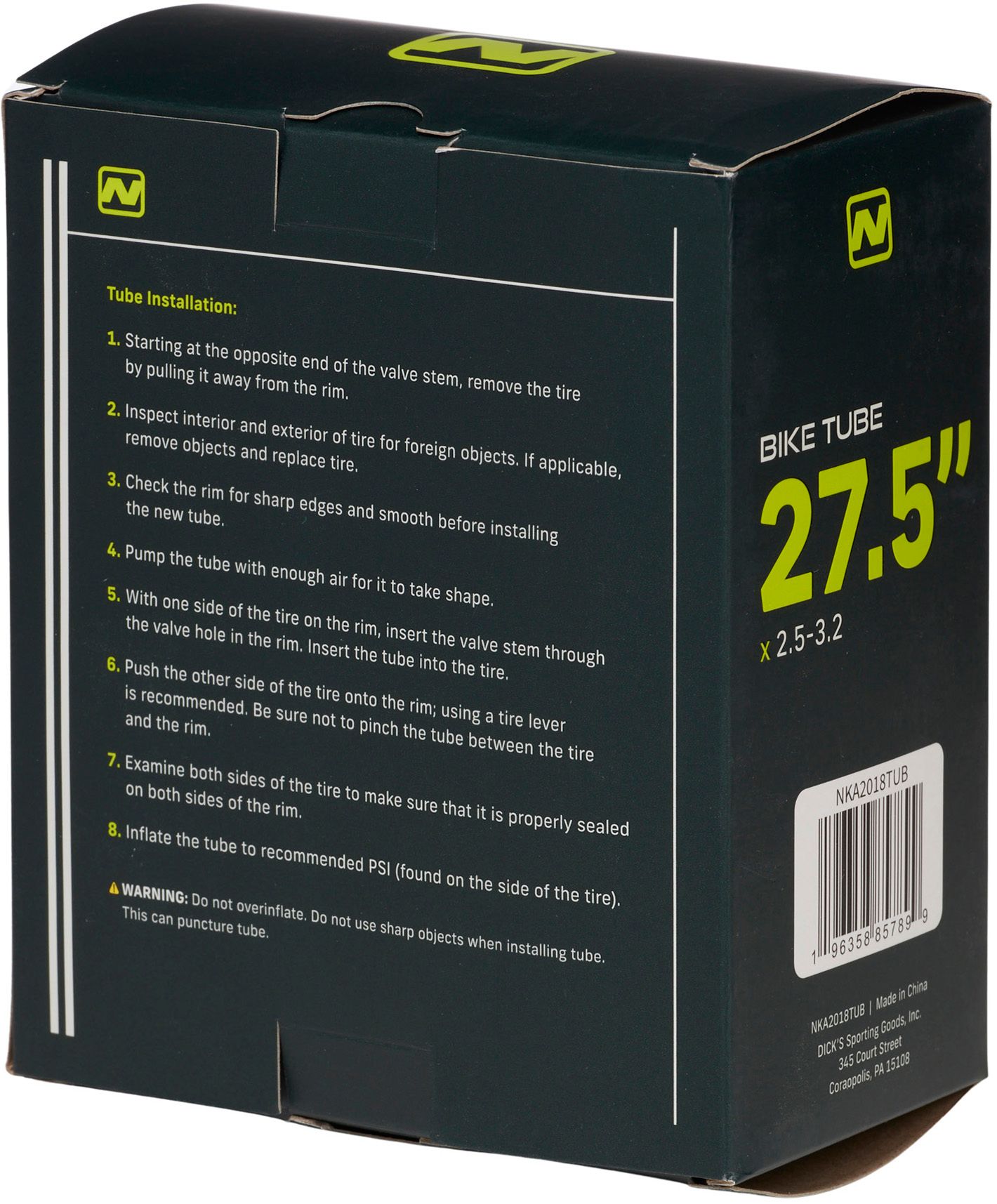 Nishiki Presta Valve 27.5'' 2.5-3.2 Bike Tube product image