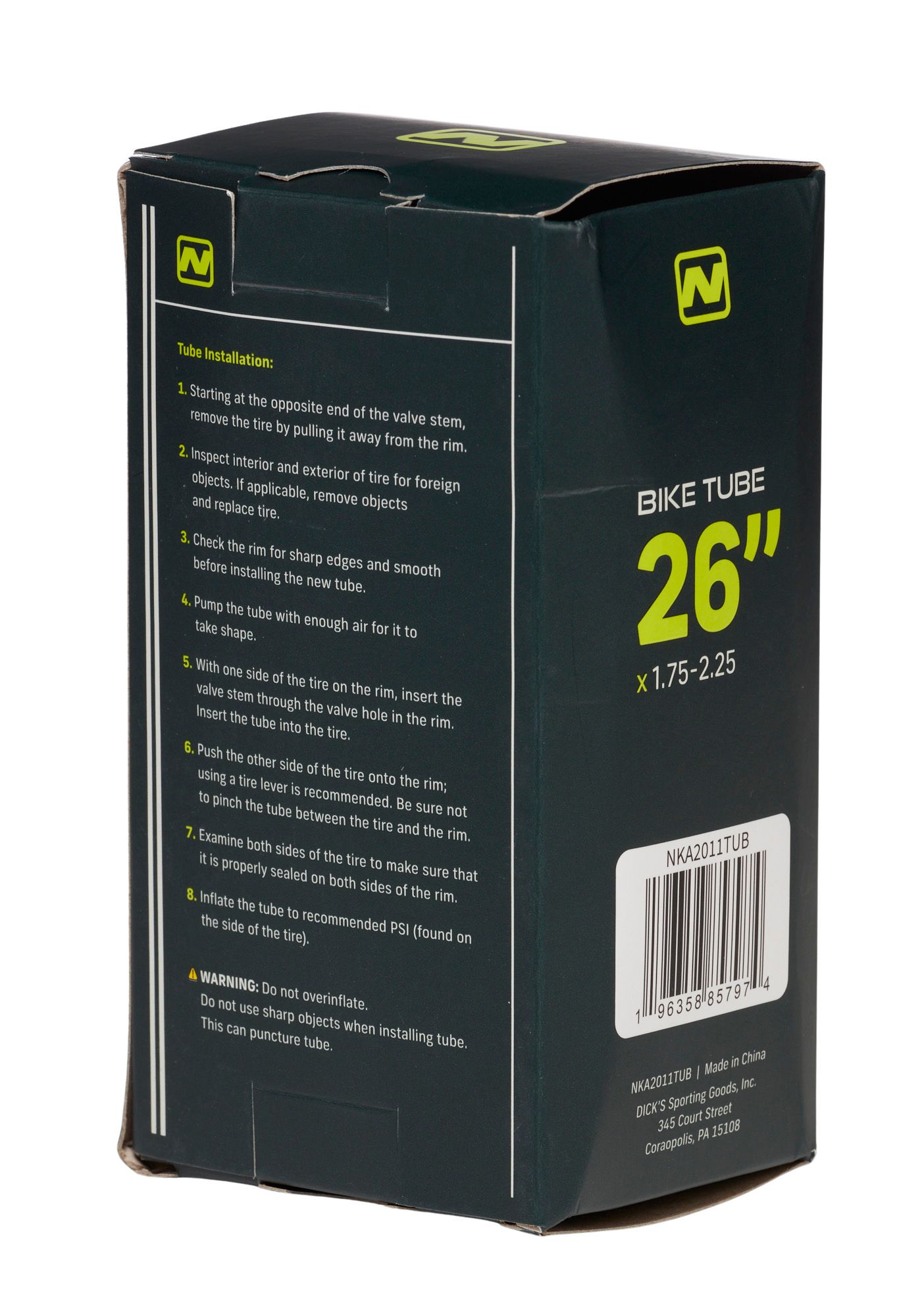 Nishiki Schrader Valve 26'' 1.75-2.25 Bike Tube product image