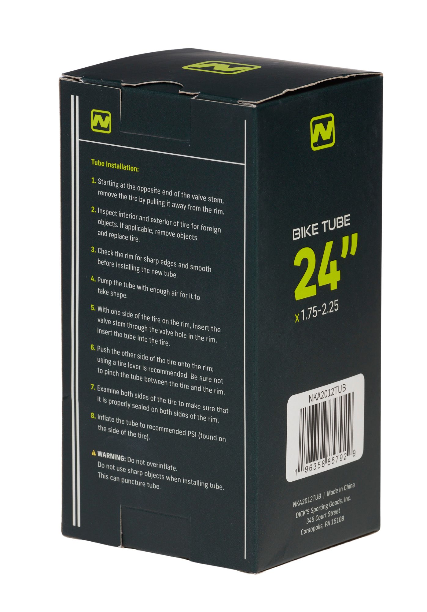 Nishiki Schrader Valve 24'' 1.75-2.25 Bike Tube product image