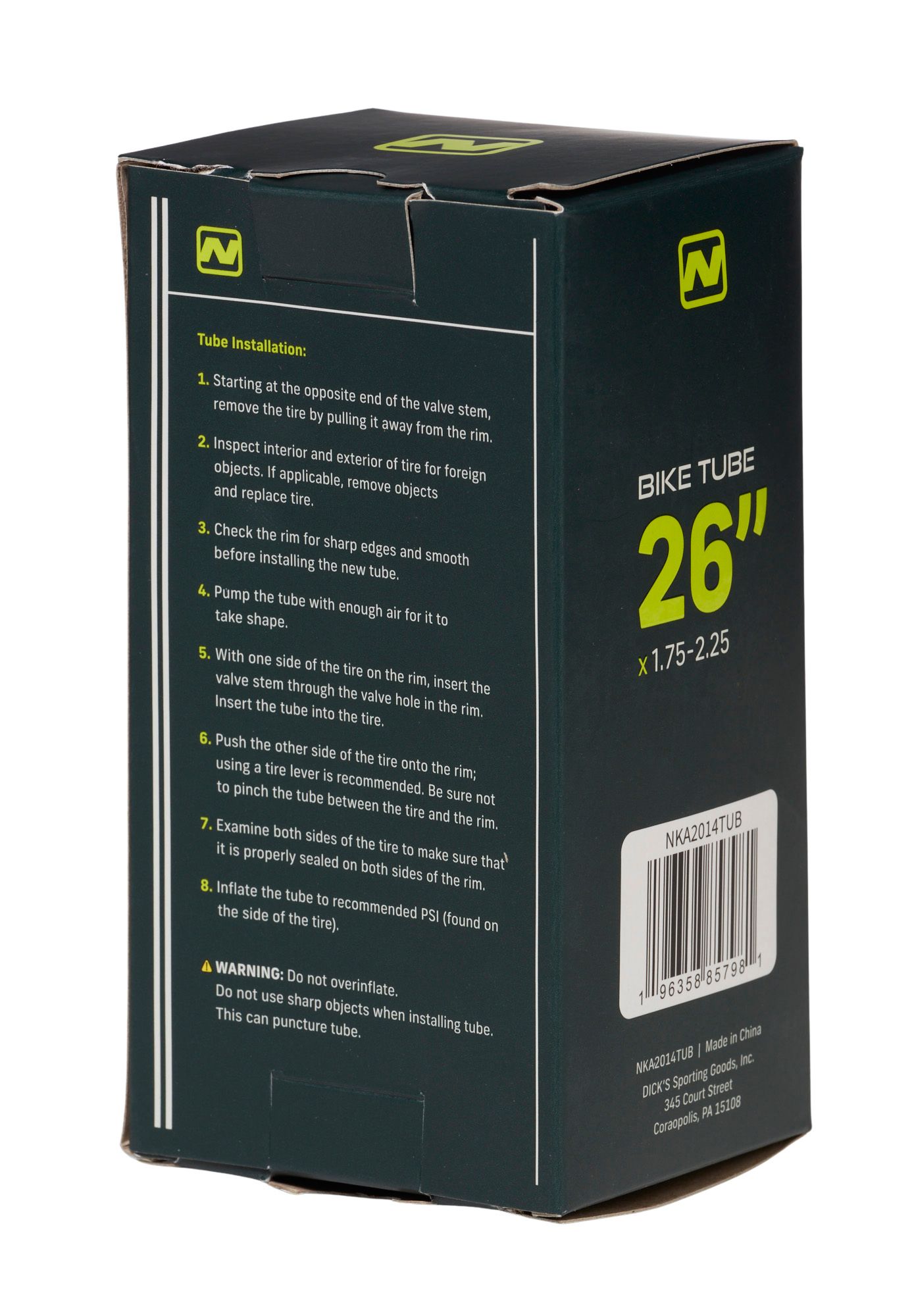 Nishiki Presta Valve 26'' 1.75-2.25 Bike Tube product image