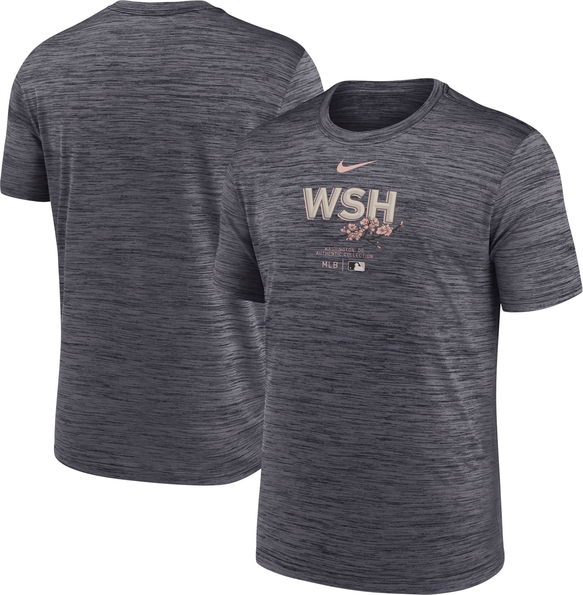 Nike Men's Washington Nationals 2024 City Connect Authentic Collection Velocity T-Shirt