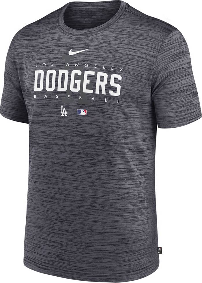 Nike Men's Los Angeles Dodgers Royal Arch Over Logo Long Sleeve T-Shirt