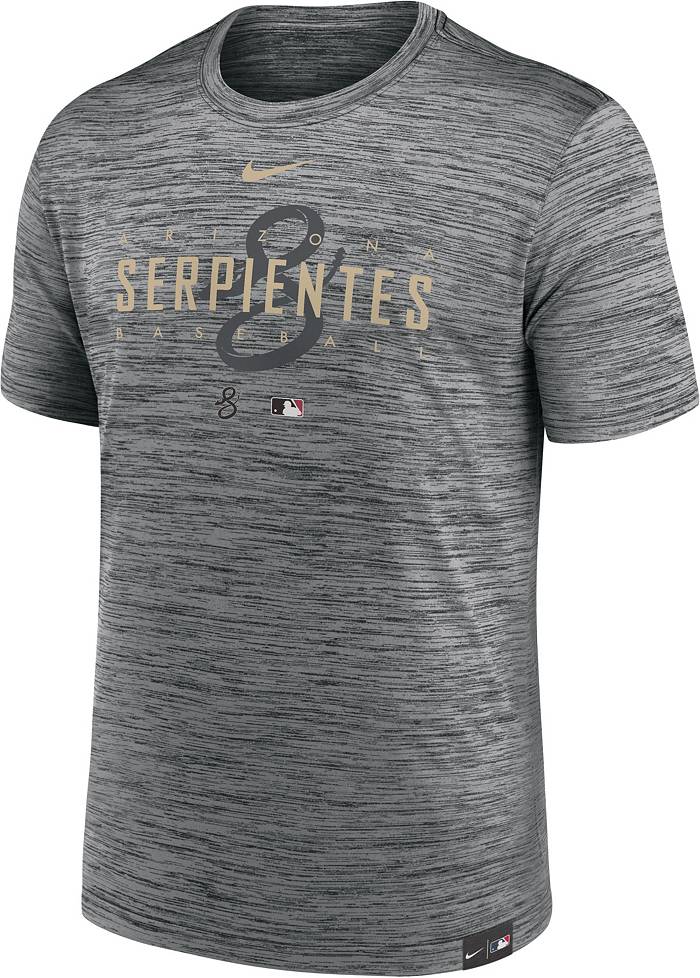 Men's Arizona Diamondbacks Nike Black Authentic Collection Velocity Team  Issue Performance T-Shirt