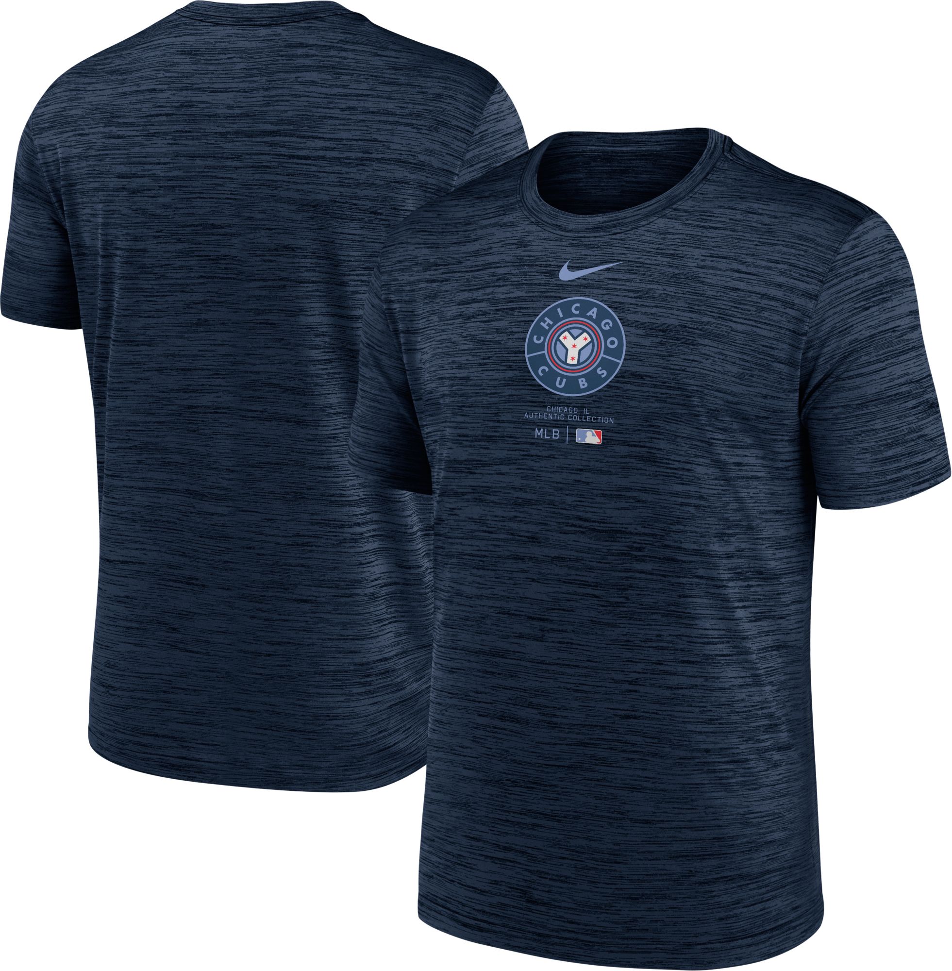 Nike Men's Chicago Cubs 2024 City Connect Authentic Collection Velocity T-Shirt