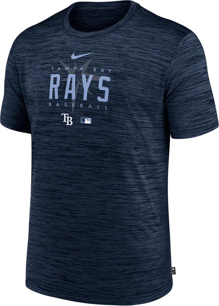 Nike Men's Tampa Bay Rays Navy Authentic Collection Velocity T