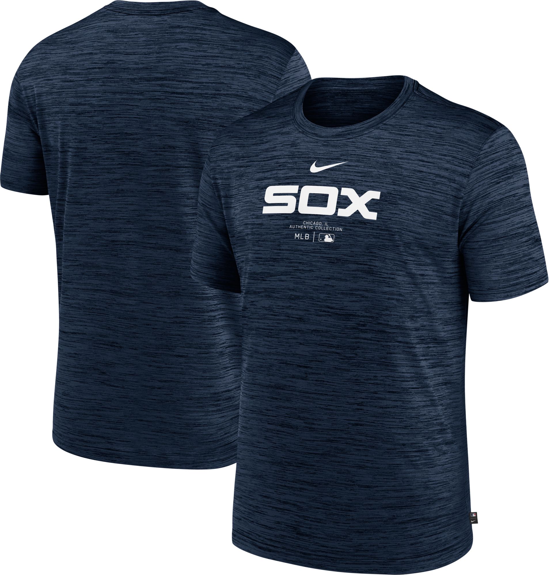 Nike Men's Chicago White Sox Navy Authentic Collection Velocity T-Shirt