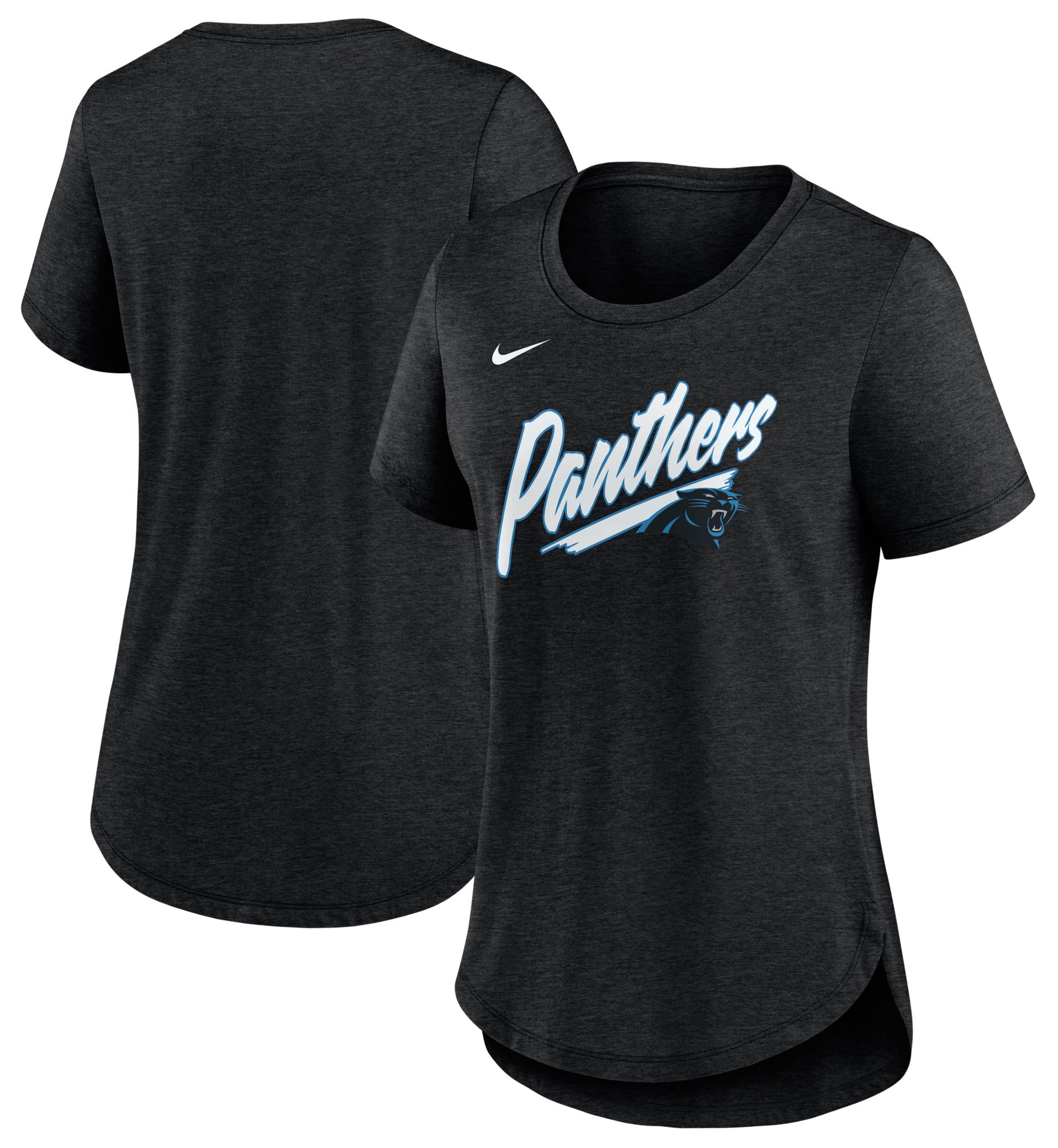 Nike Women's Carolina Panthers Black Heather Sideline Legend Velocity T-Shirt product image