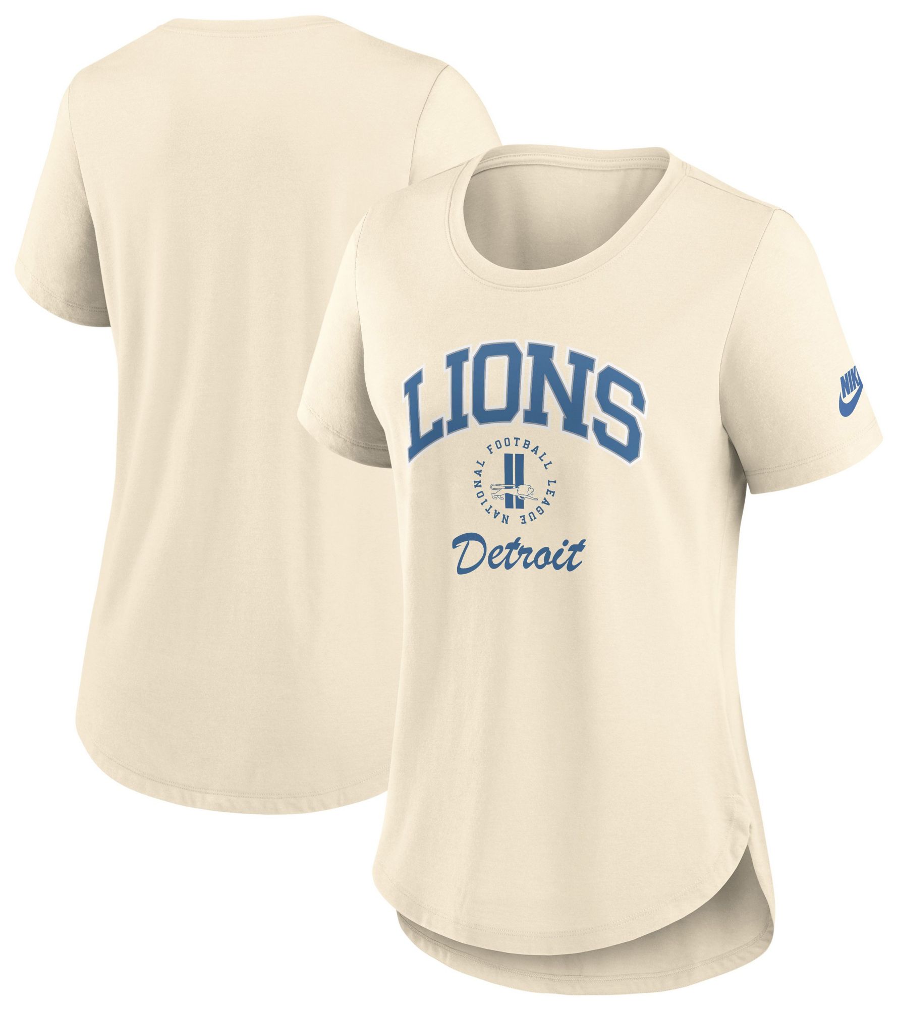 Nike Women's Detroit Lions Tan Logo T-Shirt product image