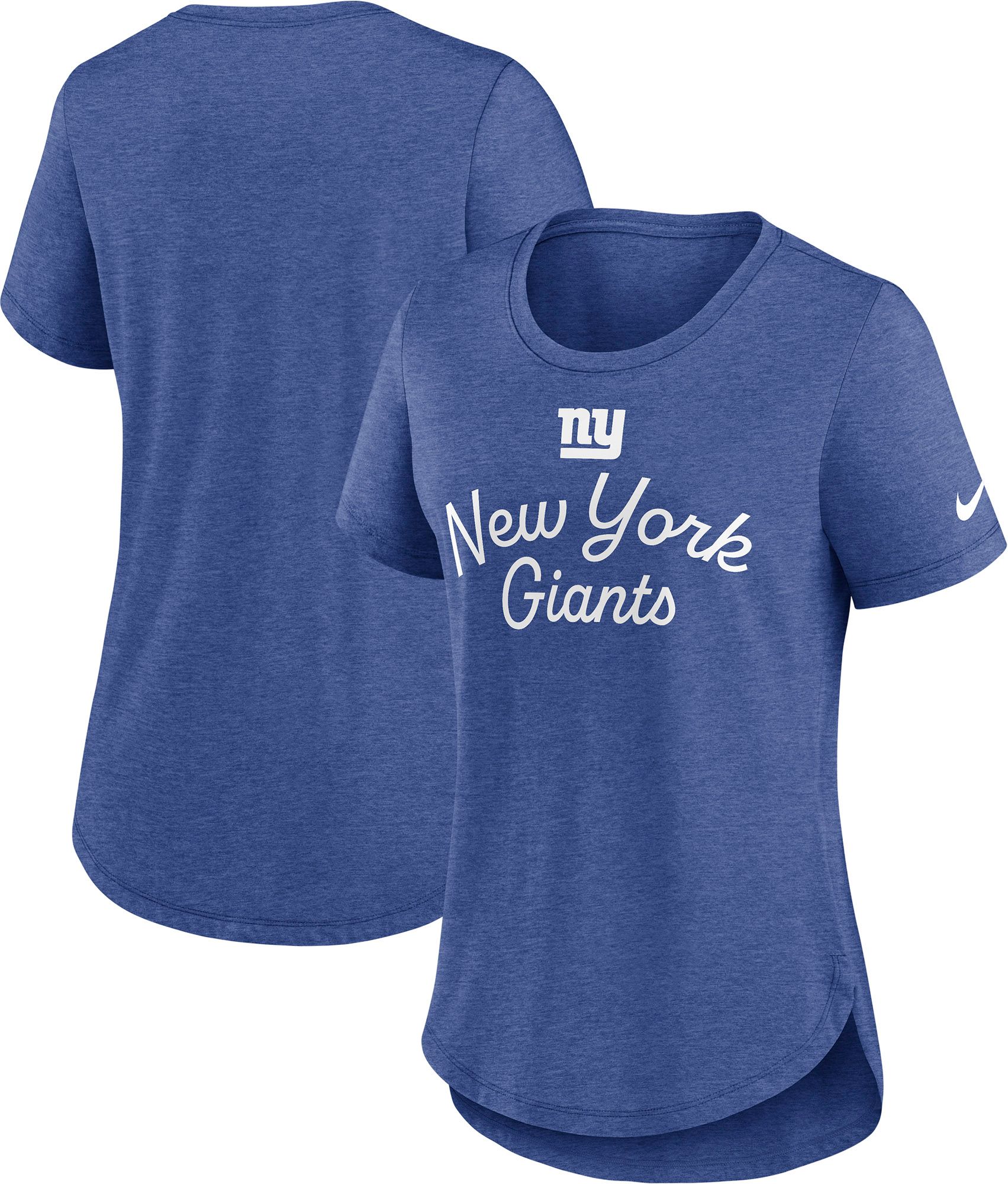 Nike Women's New York Giants Blue Triblend T-Shirt product image