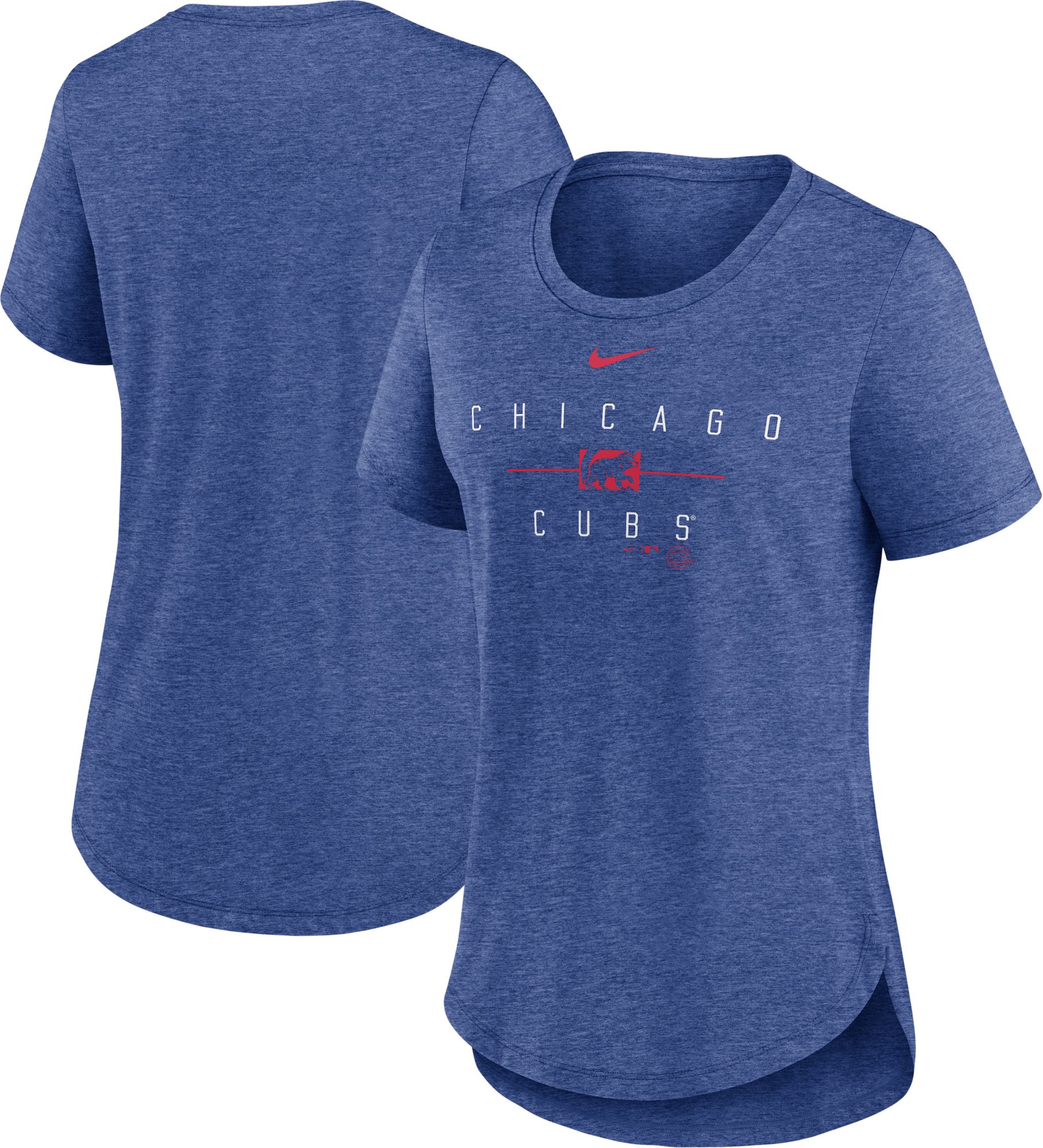 Nike Women's Chicago Cubs Blue Knockout T-Shirt product image
