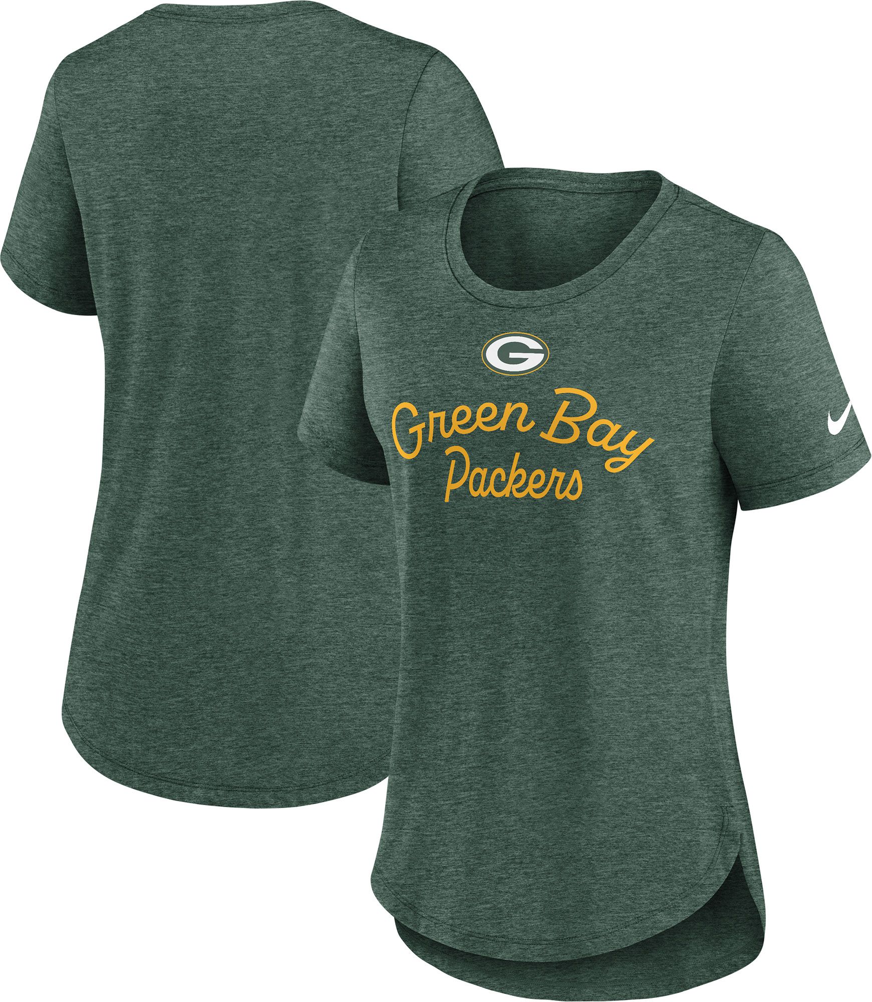 Nike Women's Green Bay Packers Green Triblend T-Shirt product image