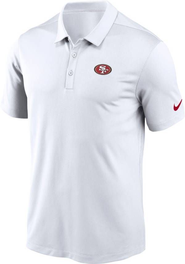 Nike Men's San Francisco 49ers Pacer White Polo product image