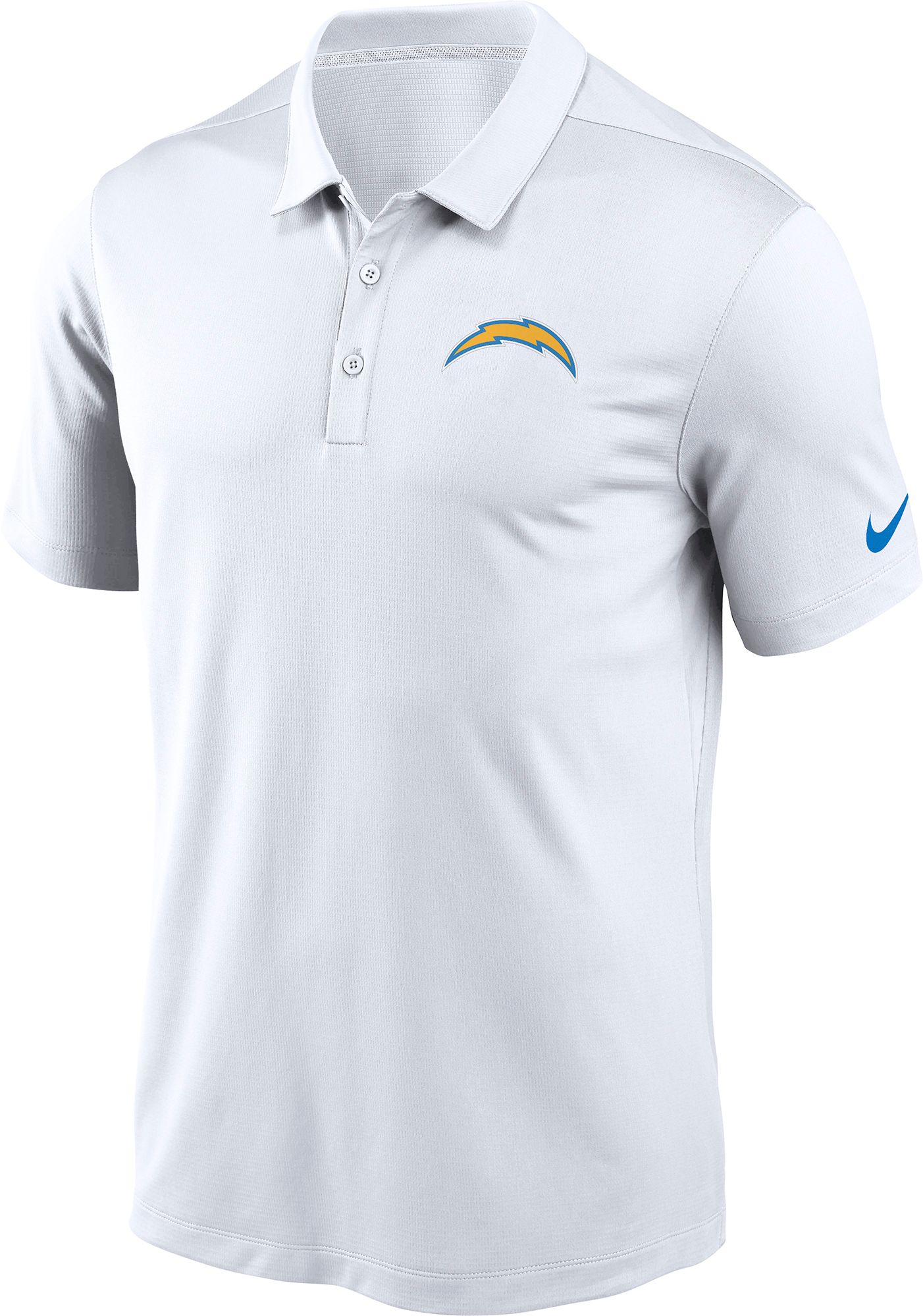 Nike Men's Los Angeles Chargers Pacer White Polo