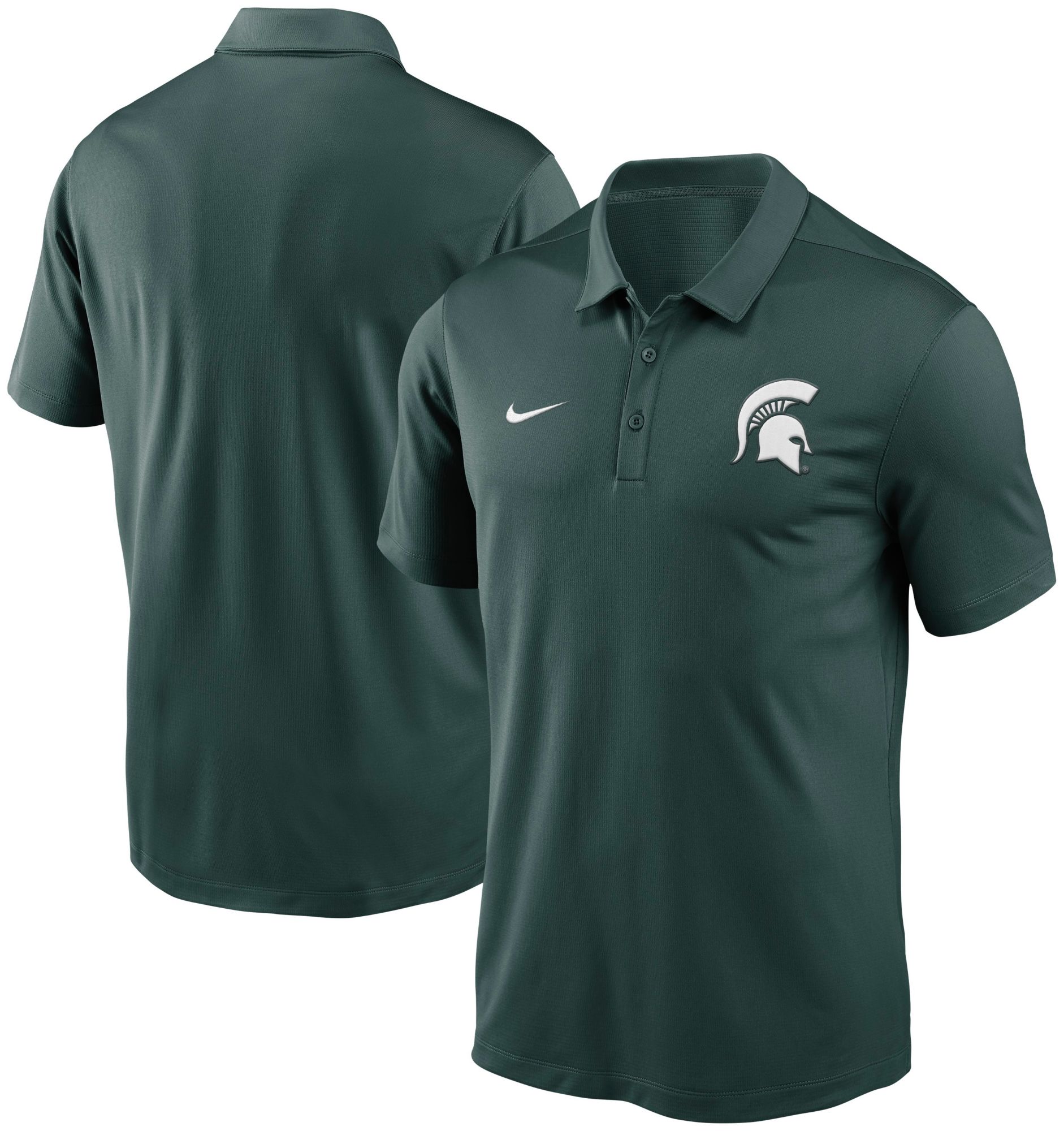 Nike Men's Michigan State Spartans Green Dri-FIT Franchise Polo product image