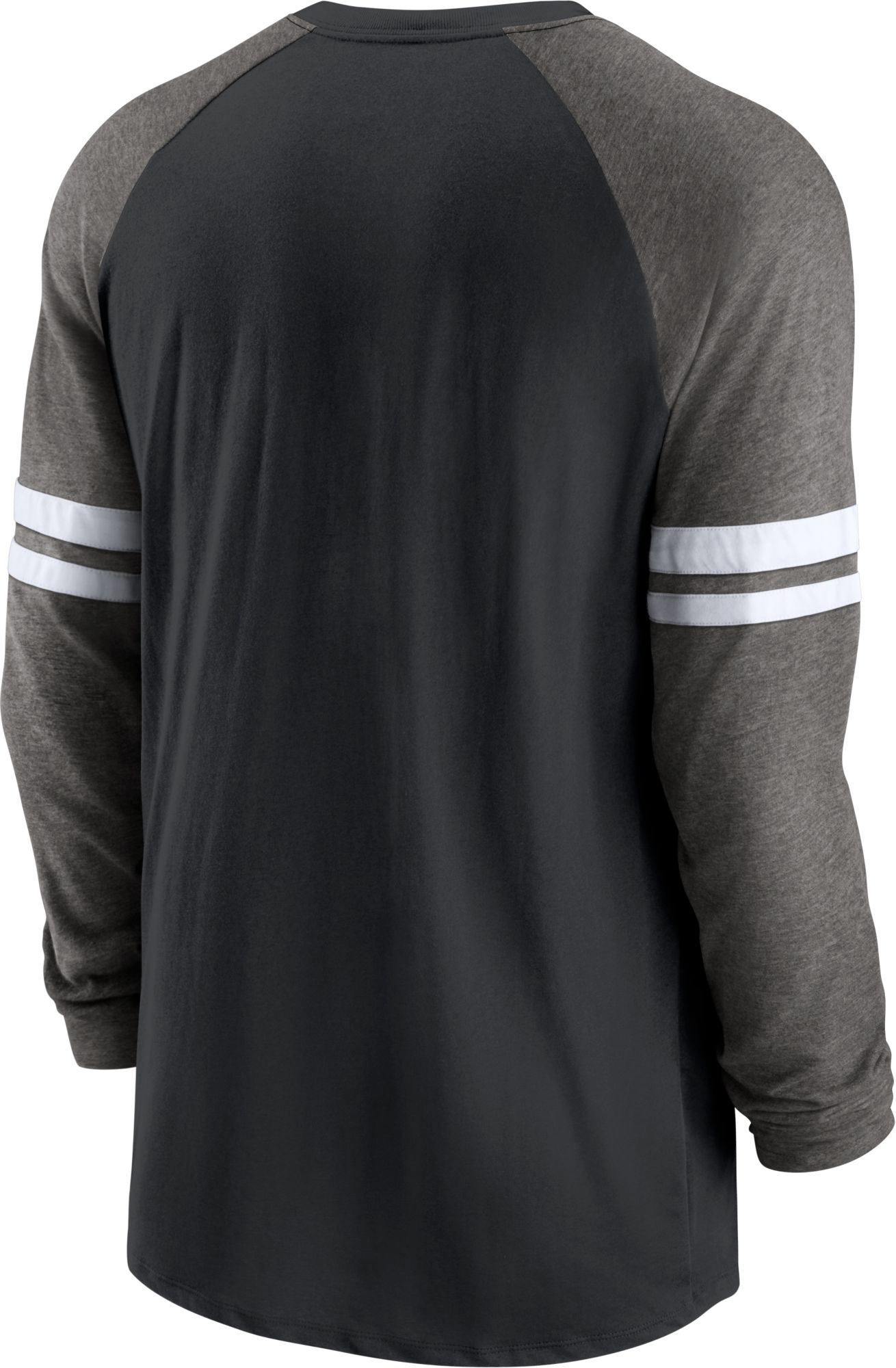 Nike Men's Pittsburgh Steelers Dri-FIT Black Long Sleeve Raglan T-Shirt product image