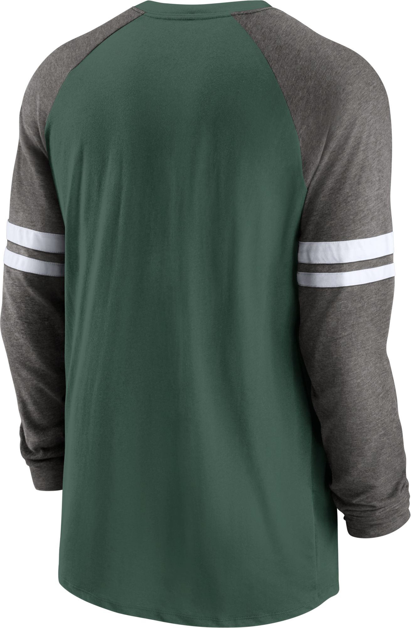 Nike Men's Green Bay Packers Dri-FIT Green Long Sleeve Raglan T-Shirt product image
