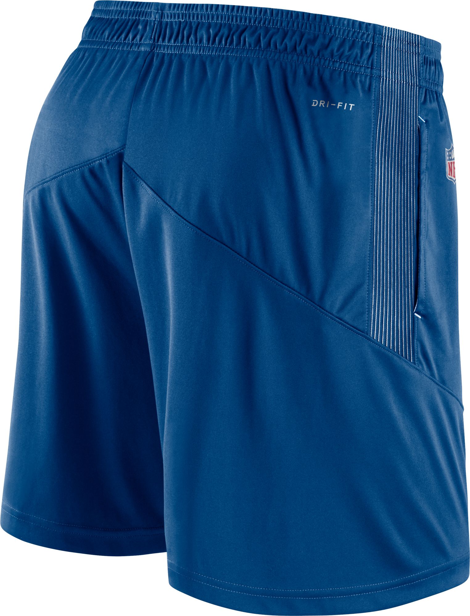 Nike Men's Indianapolis Colts Sideline Dri-FIT Gym Blue Performance Shorts product image
