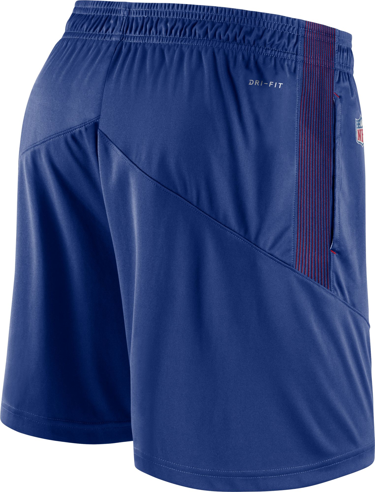Nike Men's New York Giants Sideline Dri-FIT Rush Blue Performance Shorts product image