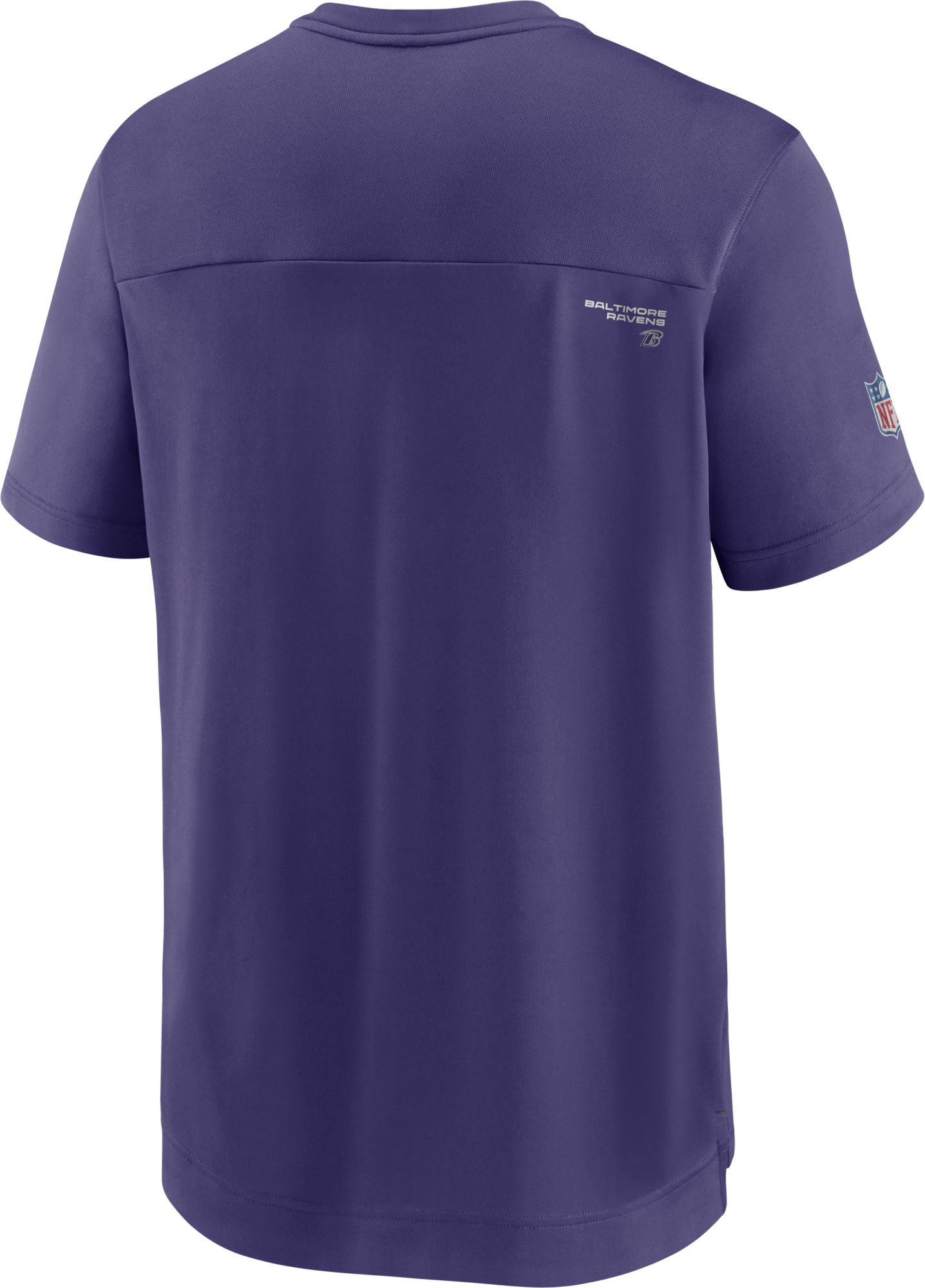 Nike Men's Baltimore Ravens Sideline Coaches Purple T-Shirt product image