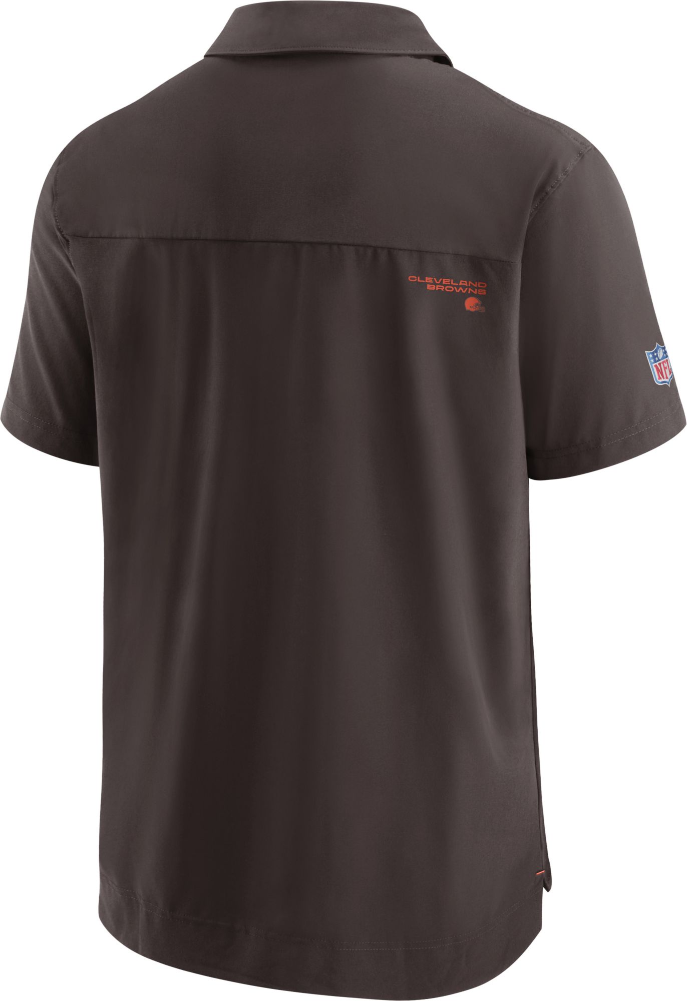 Nike Men's Cleveland Browns Sideline Coaches Brown Polo product image