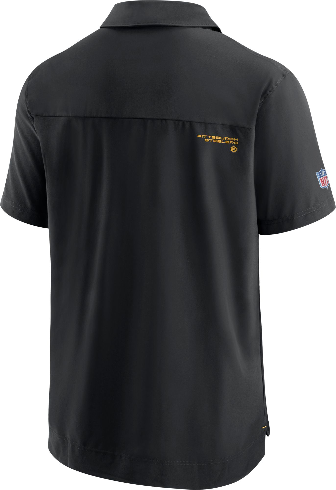 Nike Men's Pittsburgh Steelers Sideline Coaches Black Polo product image