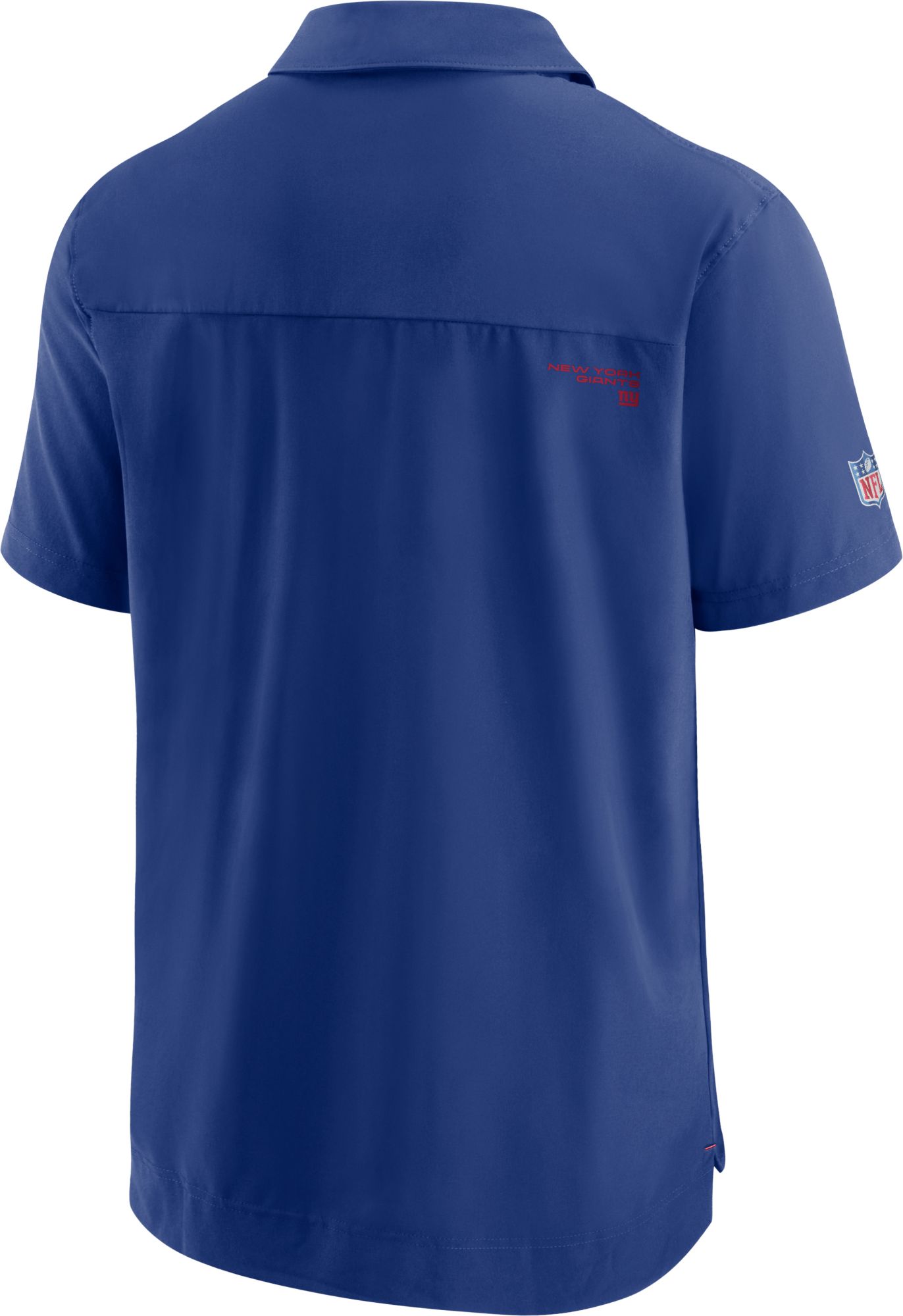Nike Men's New York Giants Sideline Coaches Blue Polo product image