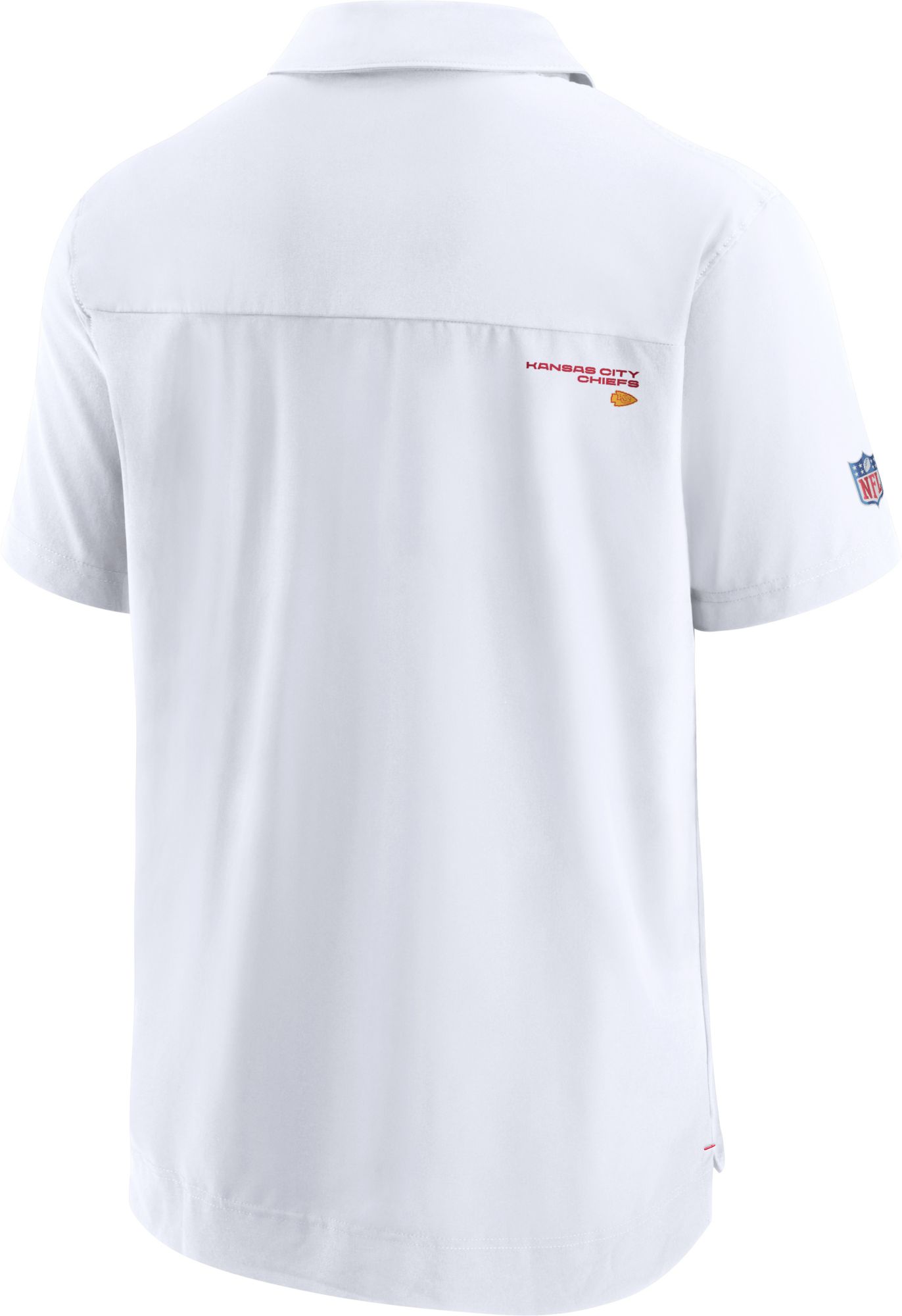 Nike Men's Kansas City Chiefs Sideline Coaches White Polo product image