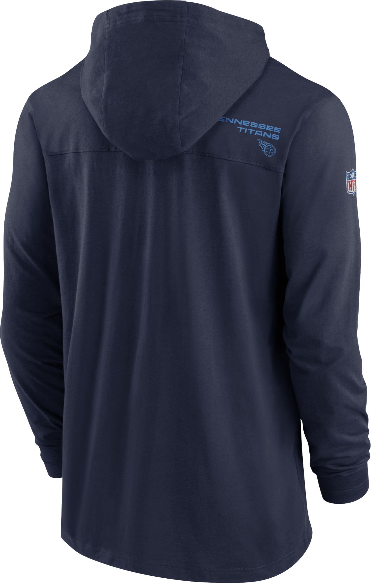 Nike Men's Tennessee Titans Sideline Dri-FIT Hooded Long Sleeve Navy T-Shirt product image