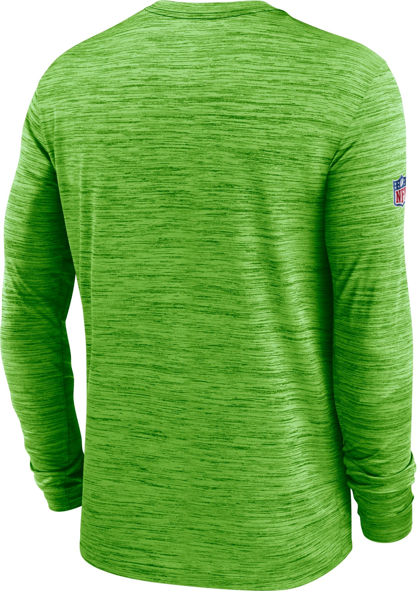 Nike Men's Seattle Seahawks Sideline Legend Velocity Green Long Sleeve T-Shirt product image