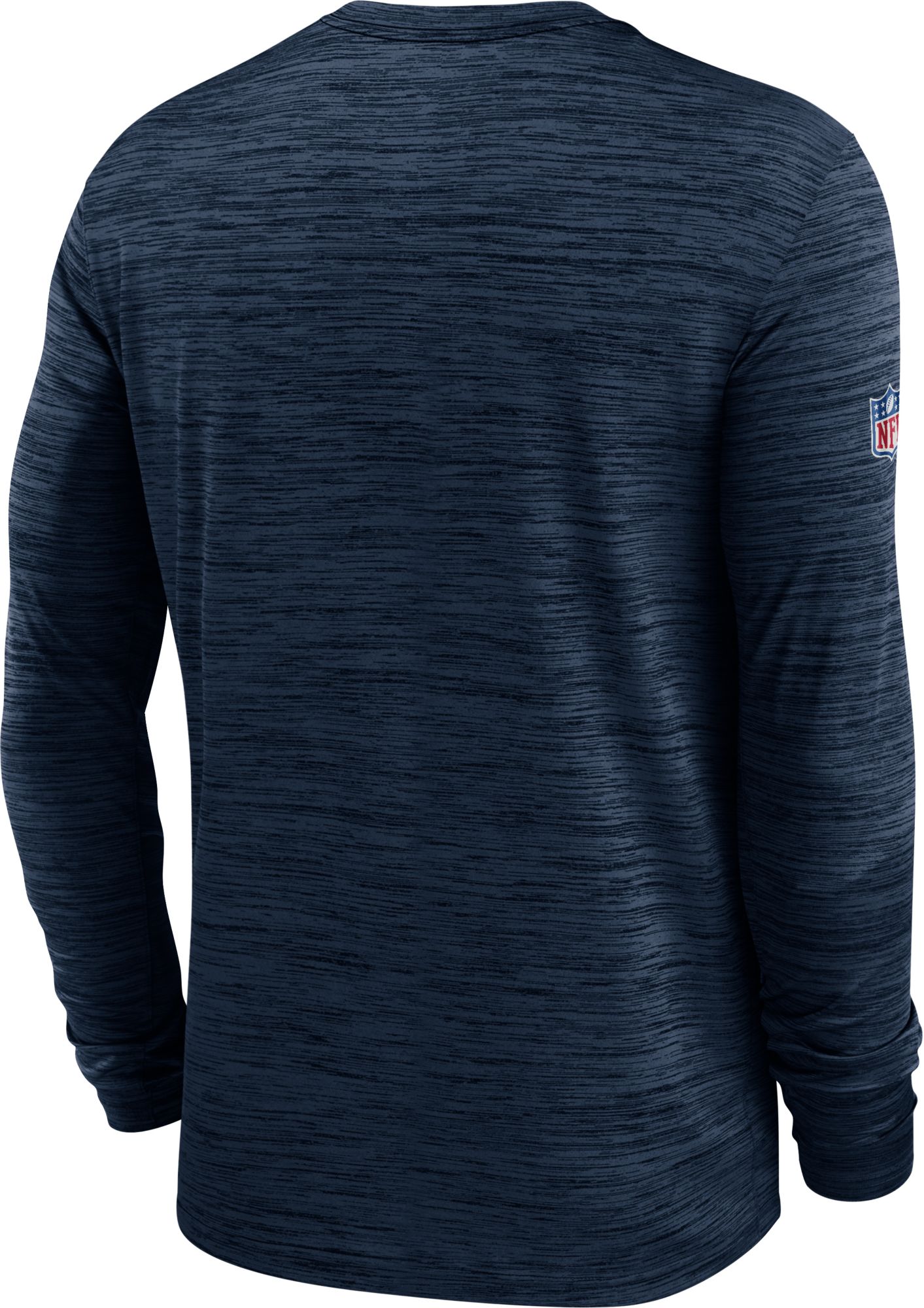 Nike Men's Chicago Bears Sideline Legend Velocity Navy Long Sleeve T-Shirt product image