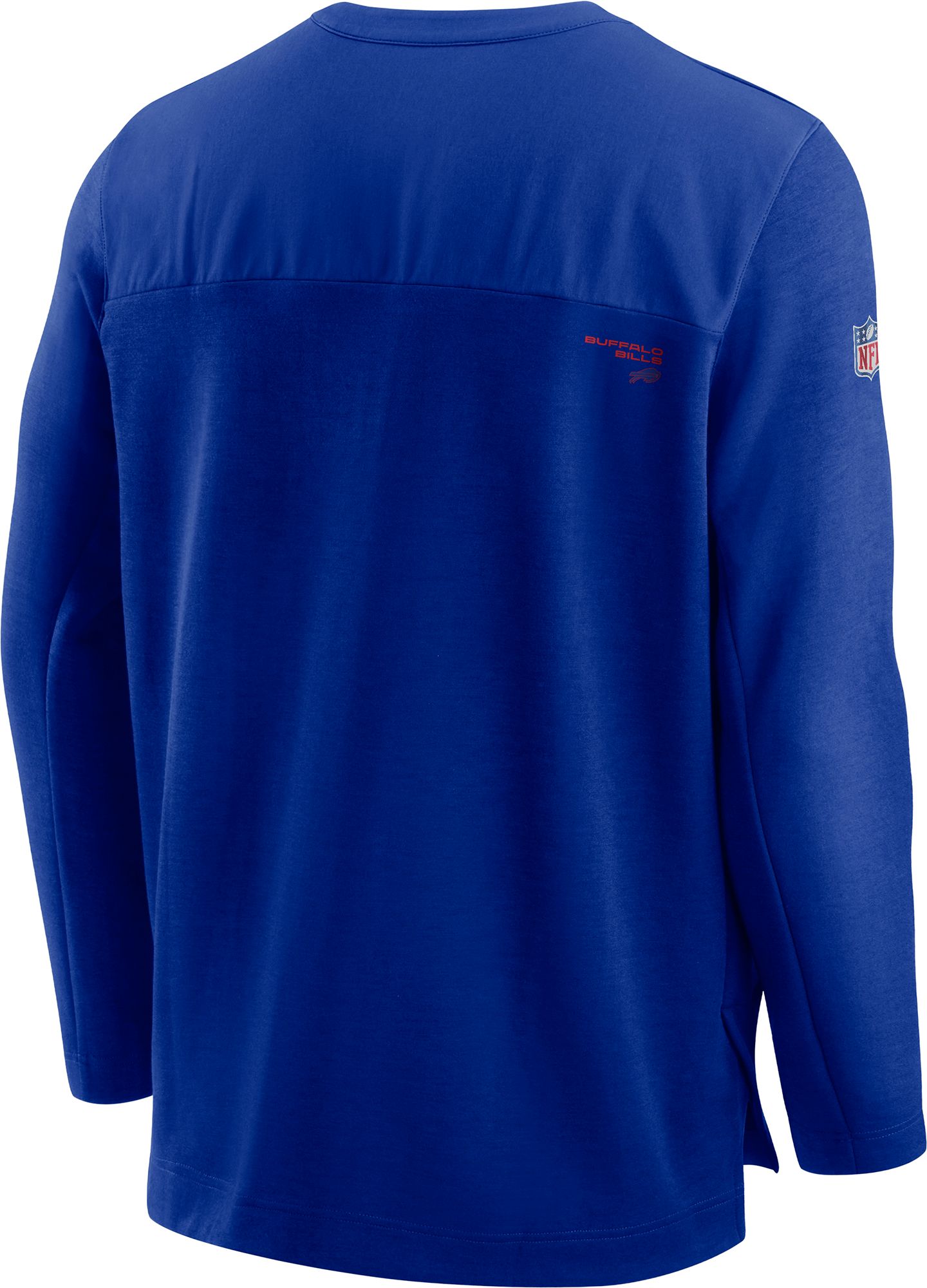 Nike Men's Buffalo Bills Sideline Coach Half-Zip Royal Pullover product image