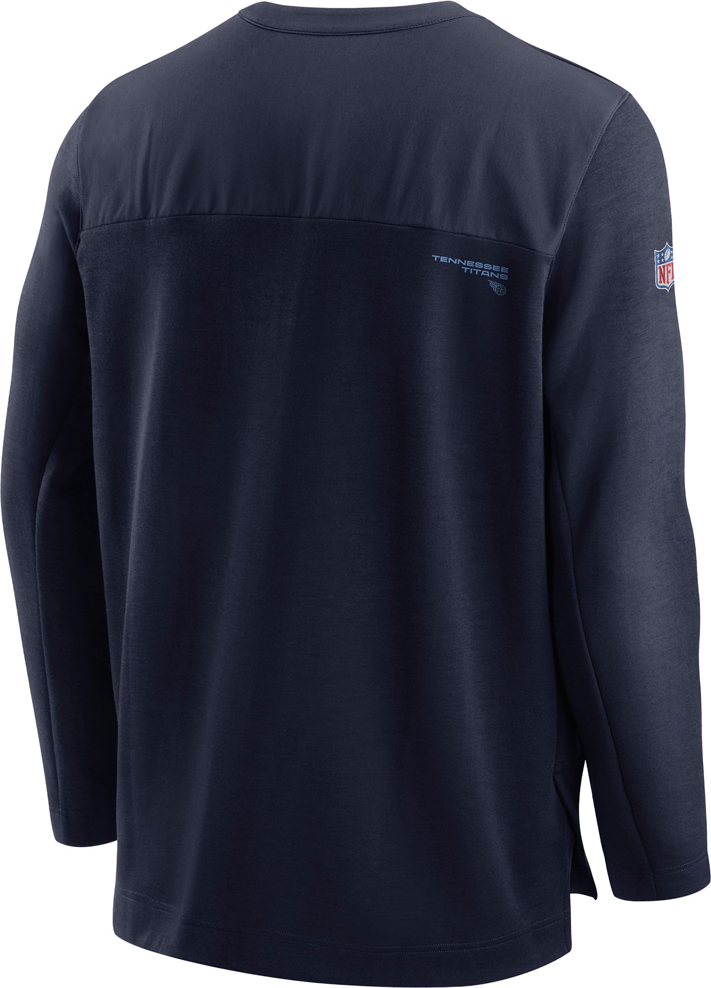 Nike Men's Tennessee Titans Sideline Coach Half-Zip Navy Pullover product image