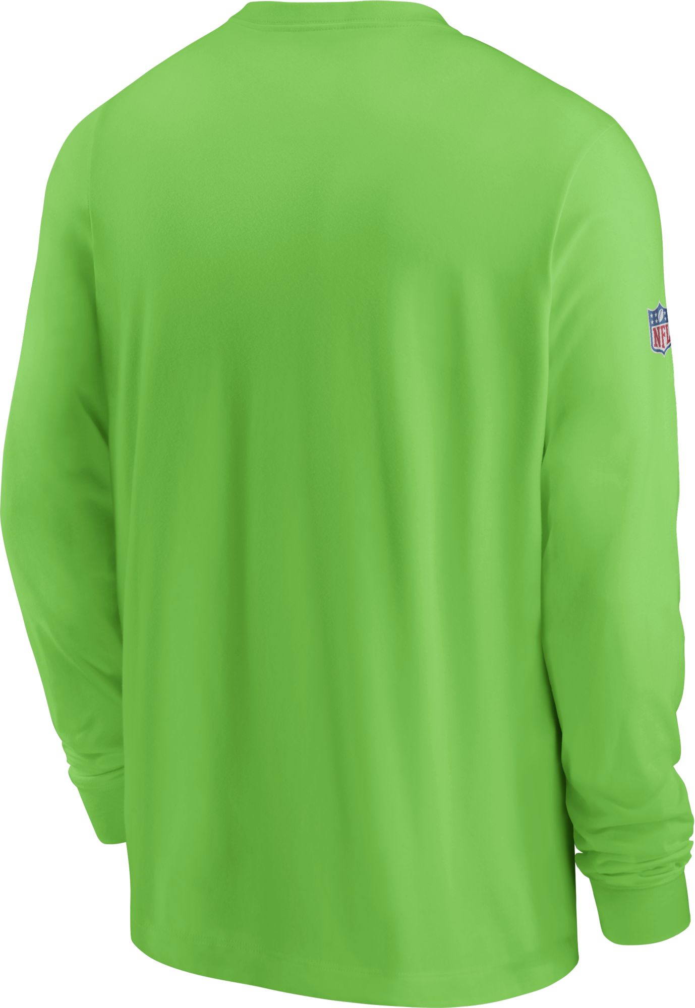 Nike Men's Seattle Seahawks Sideline Team Issue Green Long Sleeve T-Shirt product image