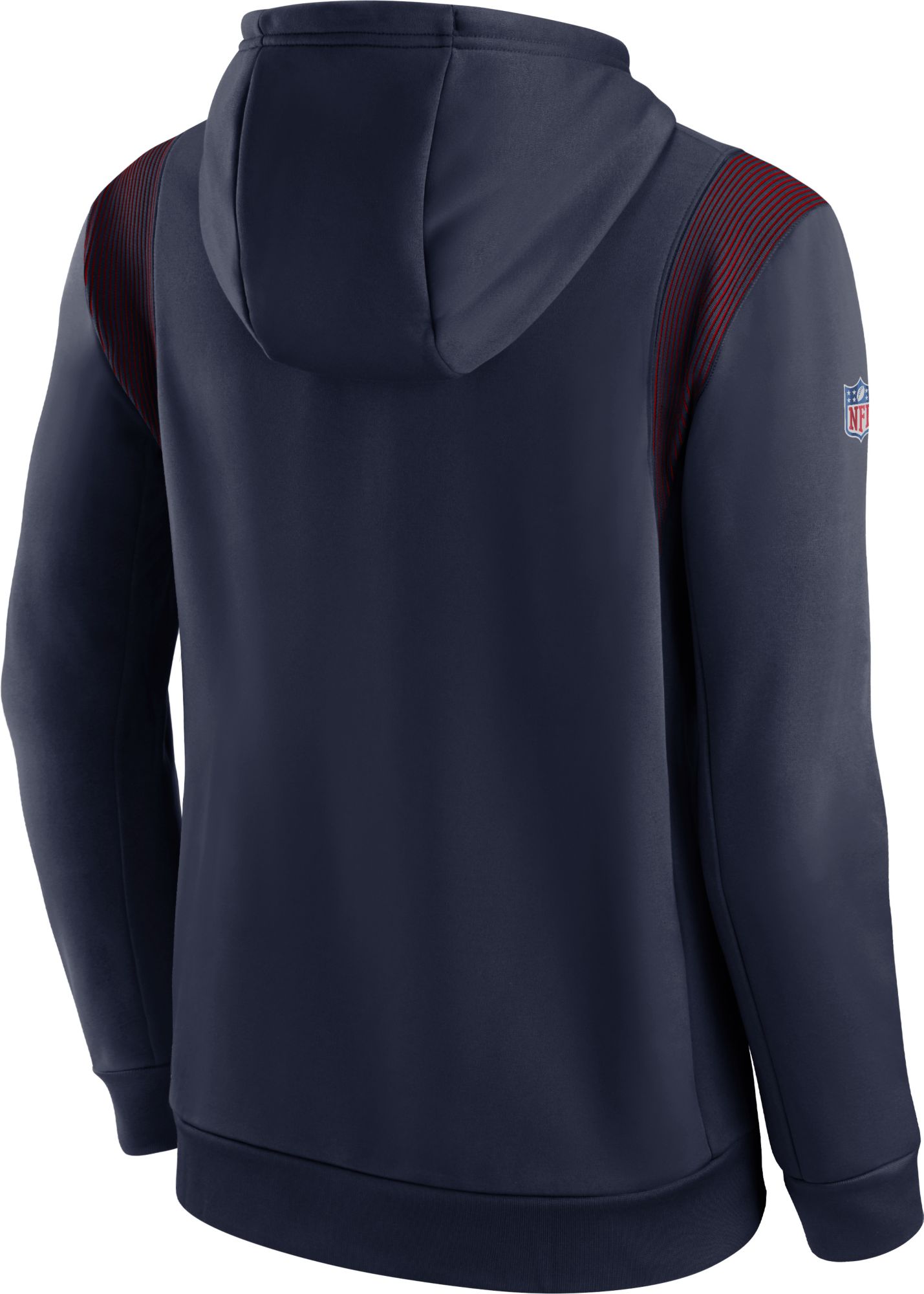 Nike Men's New England Patriots Sideline Therma-FIT Navy Pullover Hoodie product image