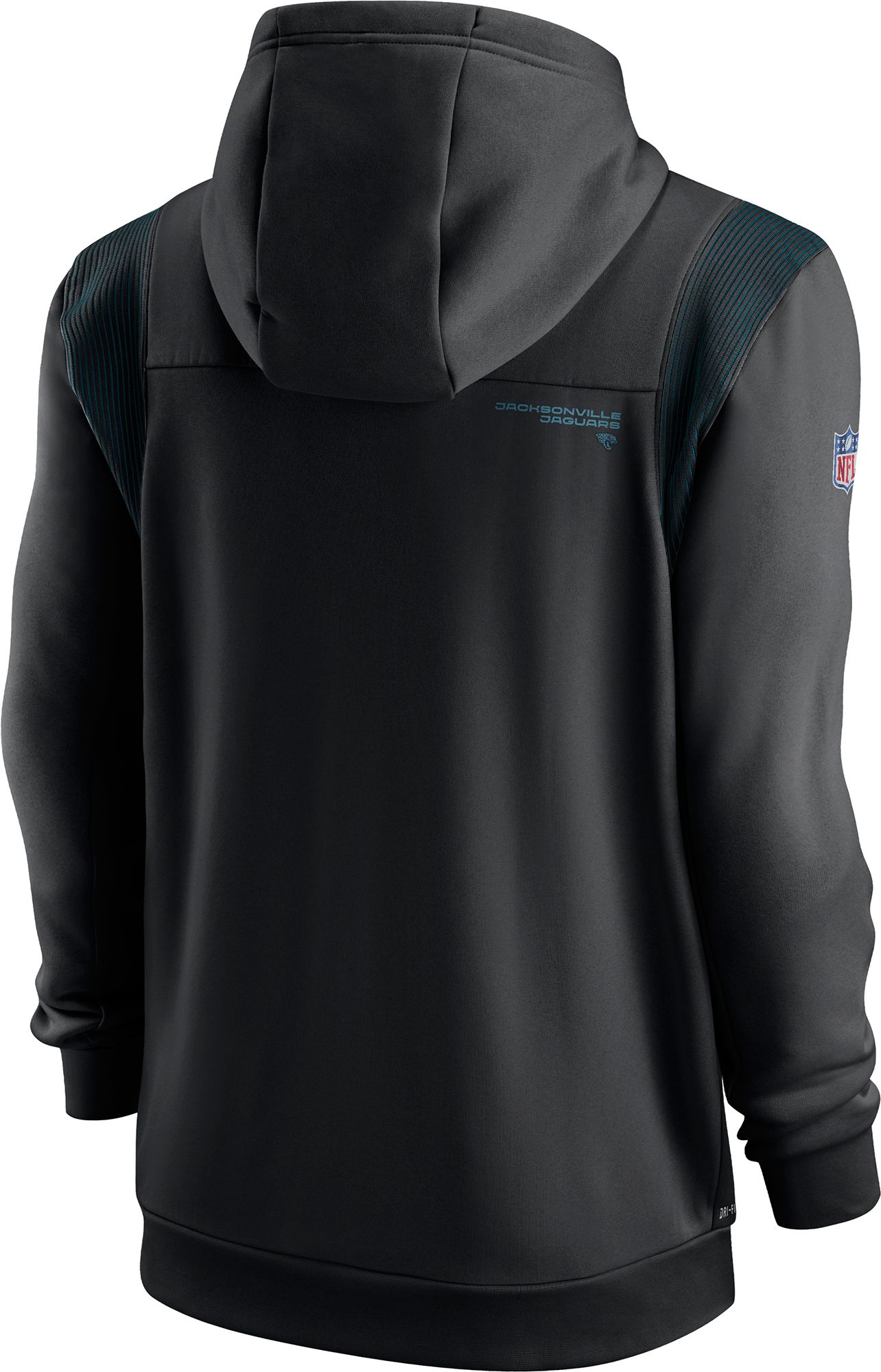 Nike Men's Jacksonville Jaguars Sideline Therma-FIT Full-Zip Black Hoodie product image