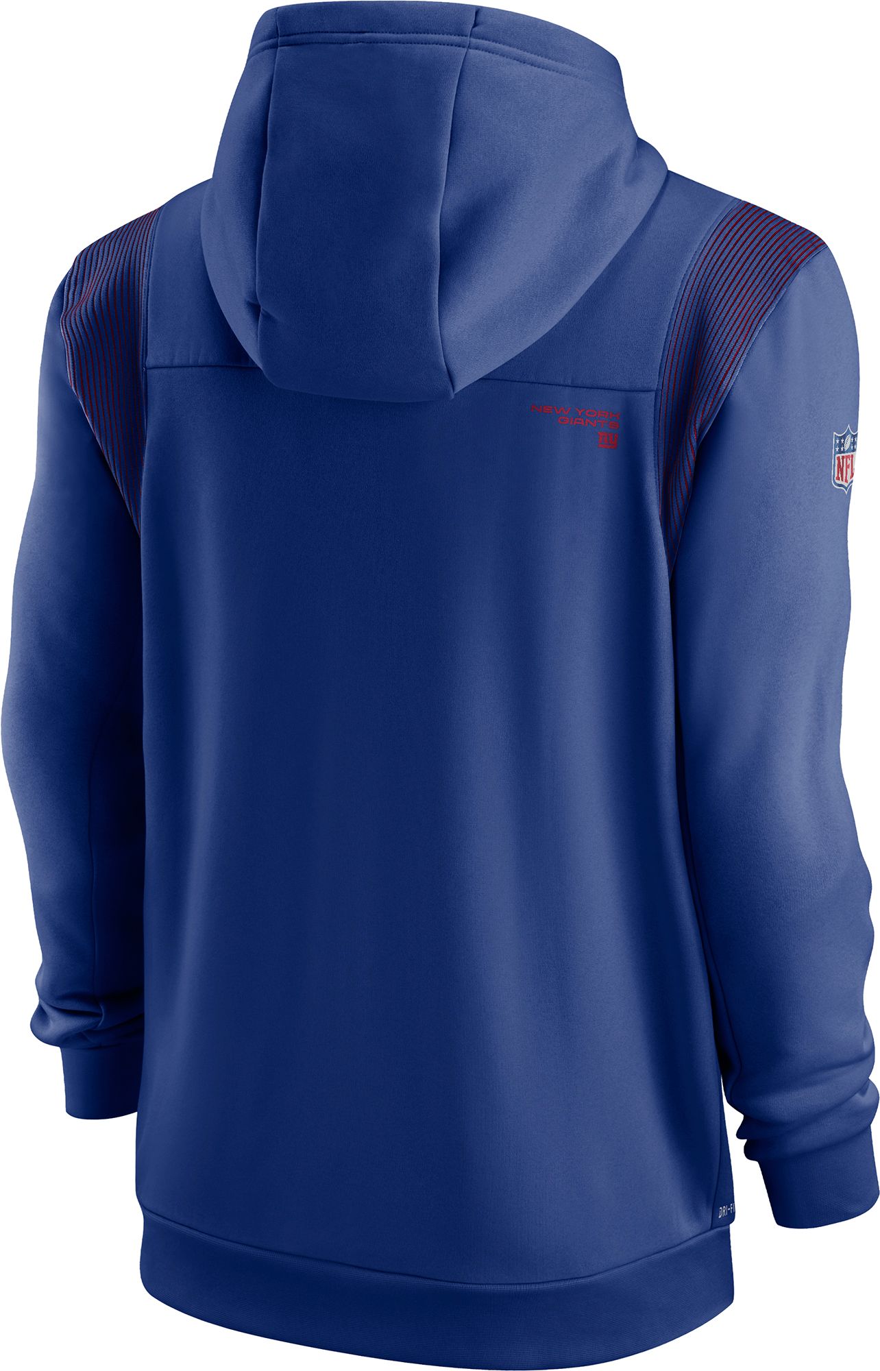 Nike Men's New York Giants Sideline Therma-FIT Full-Zip Blue Hoodie product image