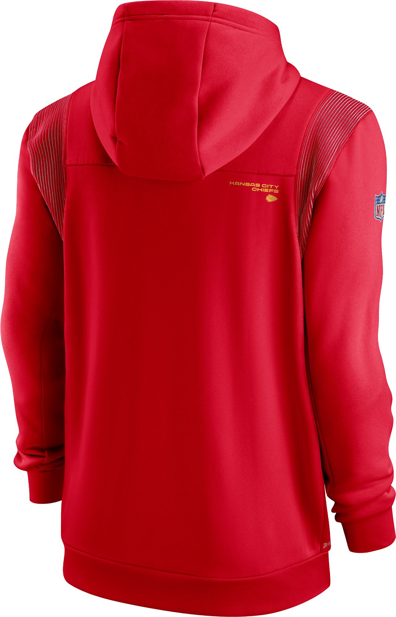 Nike Men's Kansas City Chiefs Sideline Therma-FIT Full-Zip Red Hoodie product image
