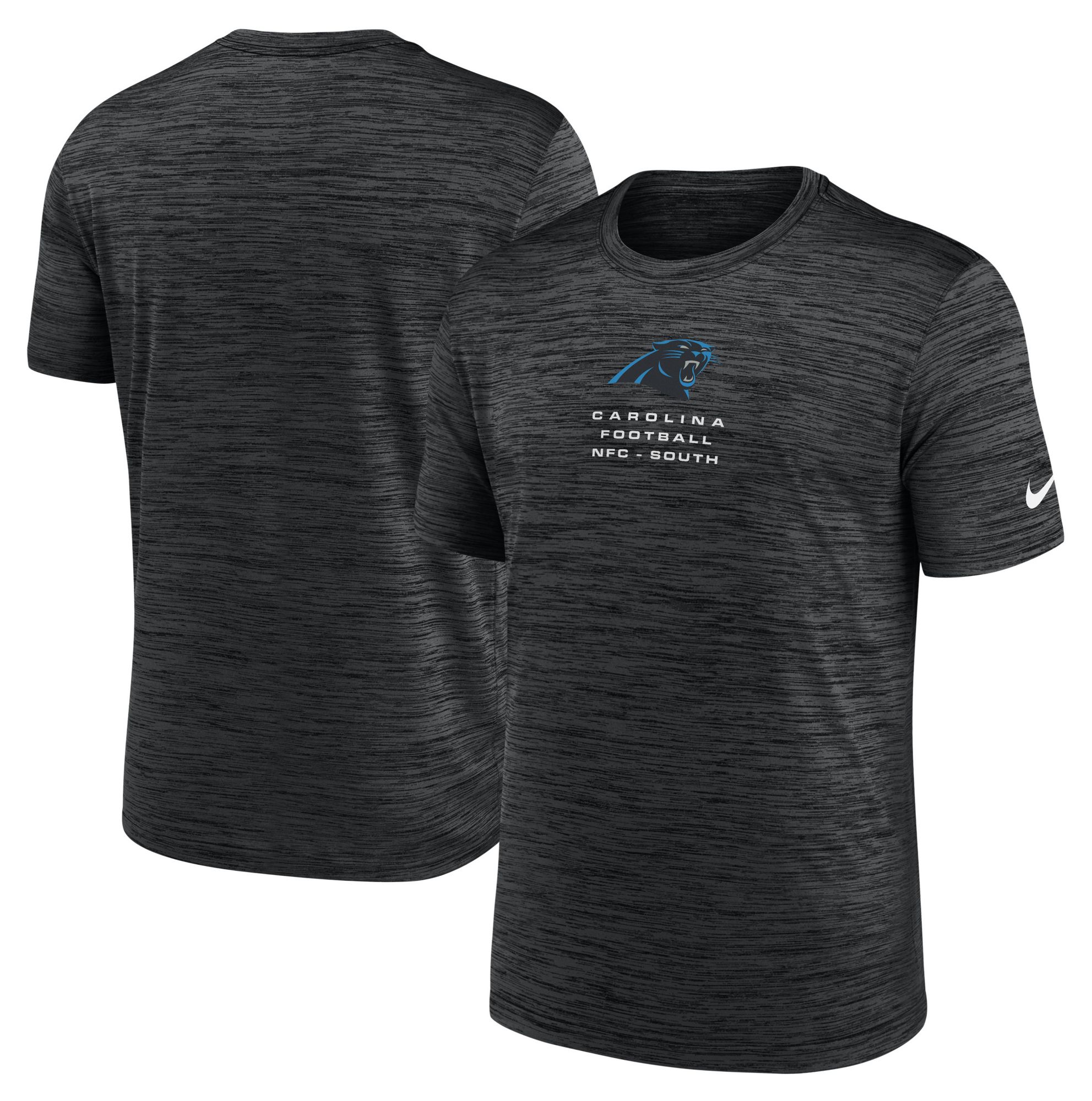 Nike Men's Carolina Panthers Black Carrier Velocity T-Shirt product image
