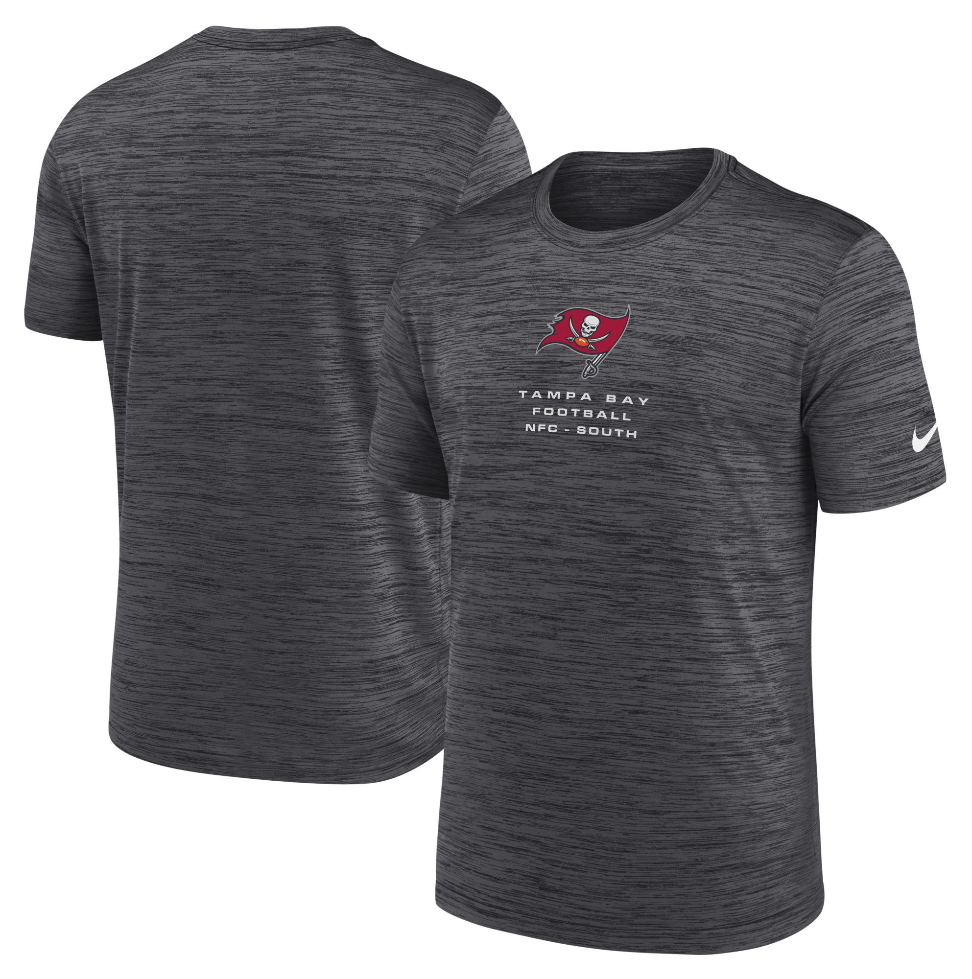 Nike Men's Tampa Bay Buccaneers Anthracite Carrier Velocity T-Shirt product image