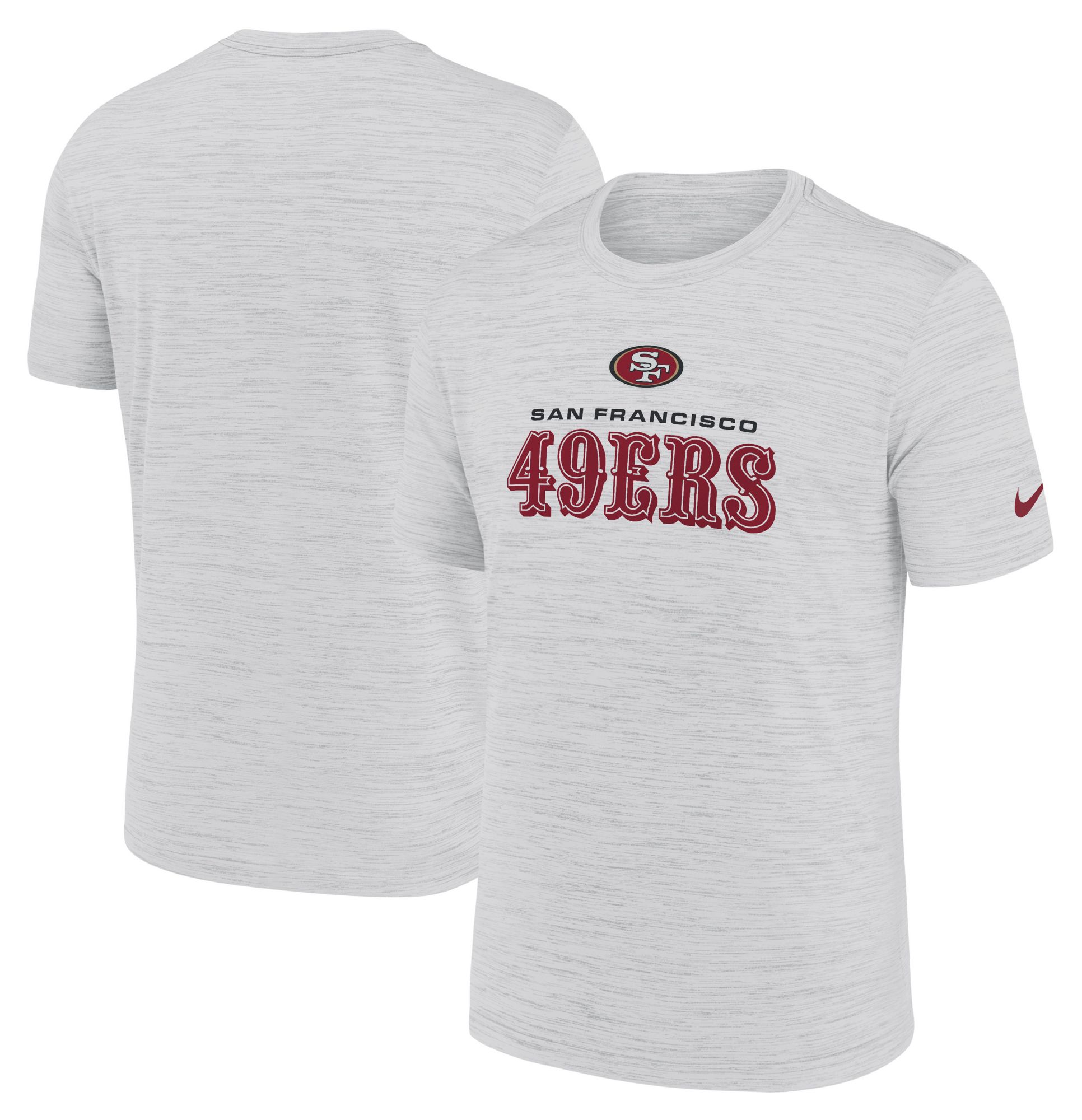 Nike Men's San Francisco 49ers White Endurance Velocity T-Shirt product image