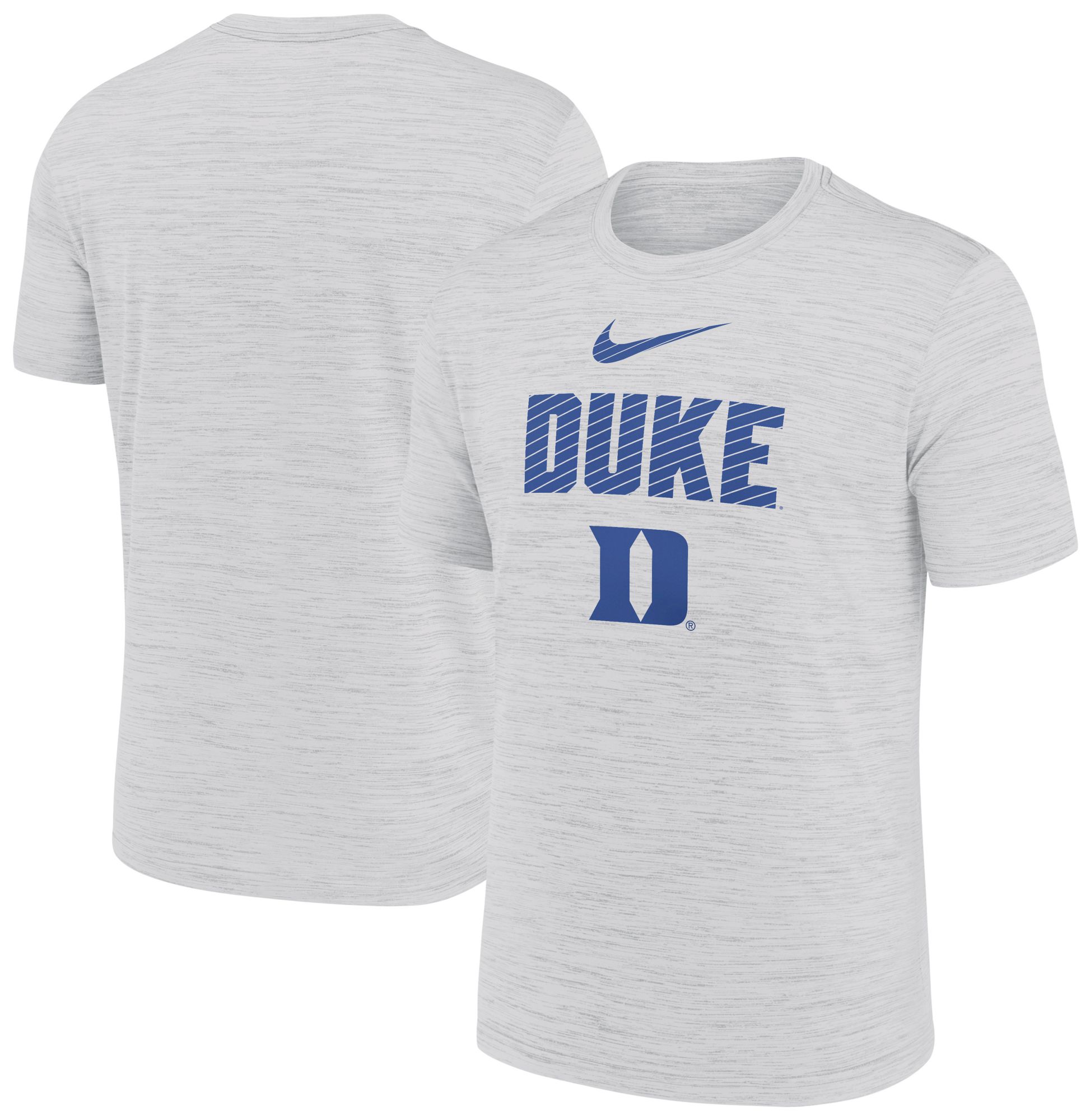 Nike Men's Duke Blue Devils White Dri-FIT Velocity T-Shirt product image