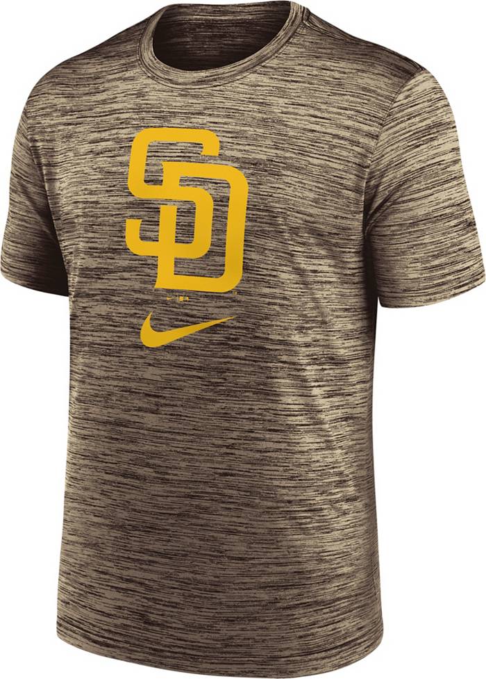 Nike Men's San Diego Padres Cooperstown Tony Gwynn #19 Brown T-Shirt