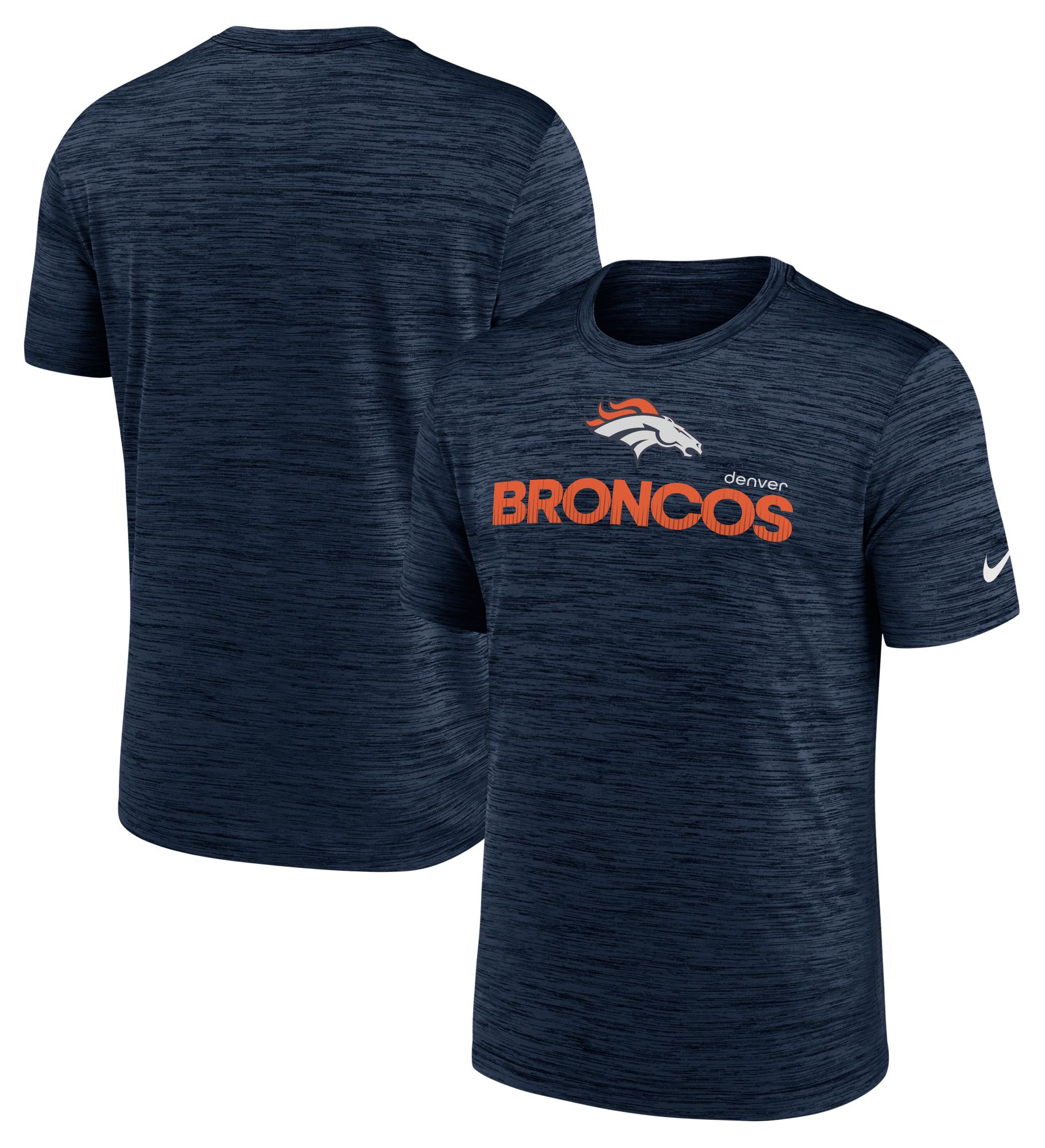 Nike Men's Denver Broncos Modern Velocity College Navy T-Shirt product image
