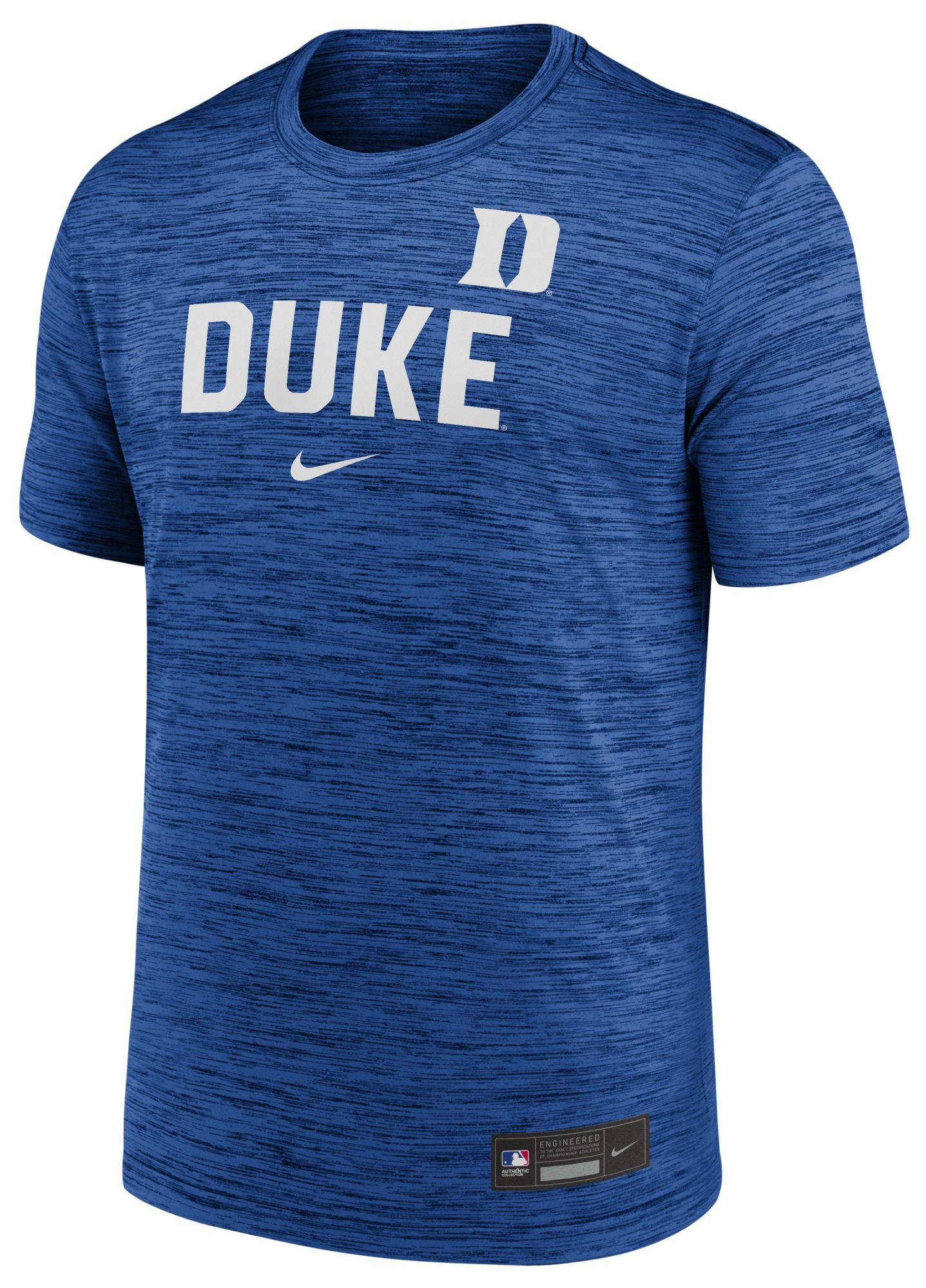 Nike Men's Duke Blue Devils Game Royal Script Heathered Legend T-Shirt product image