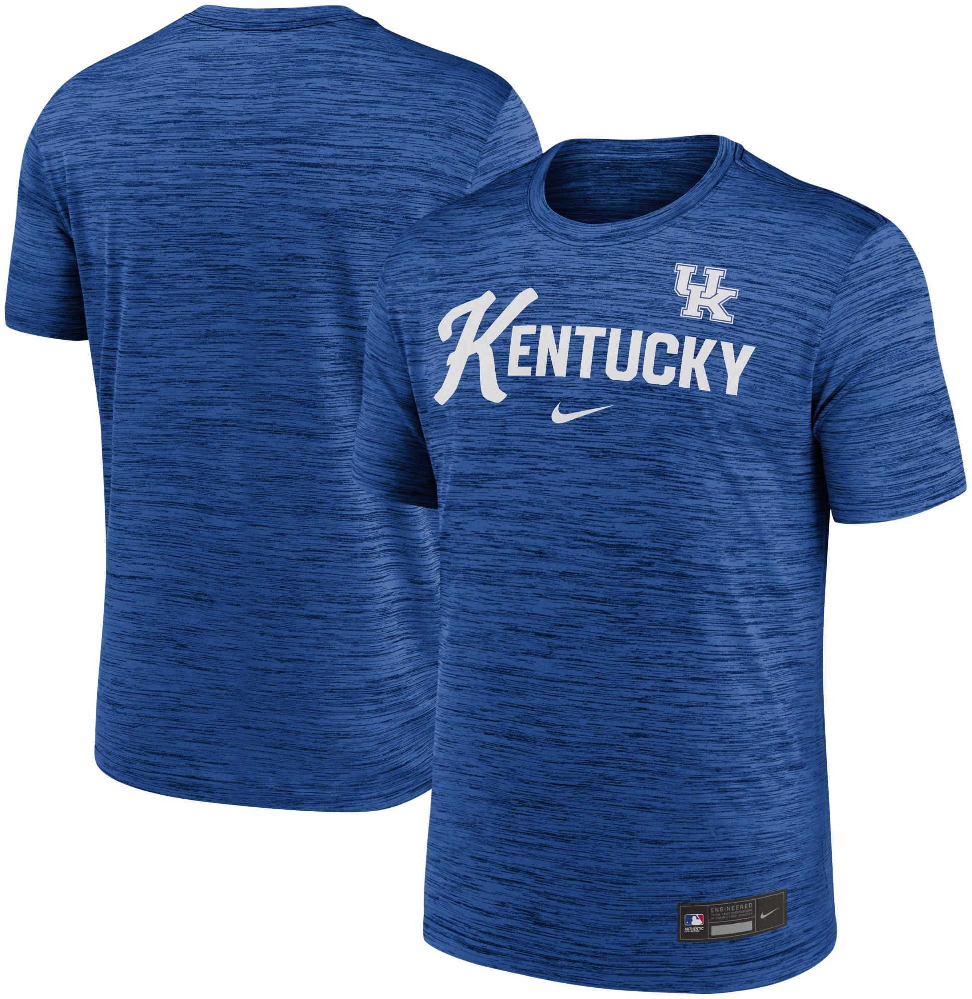 Nike Men's Kentucky Wildcats Game Royal Script Heathered Legend T-Shirt product image